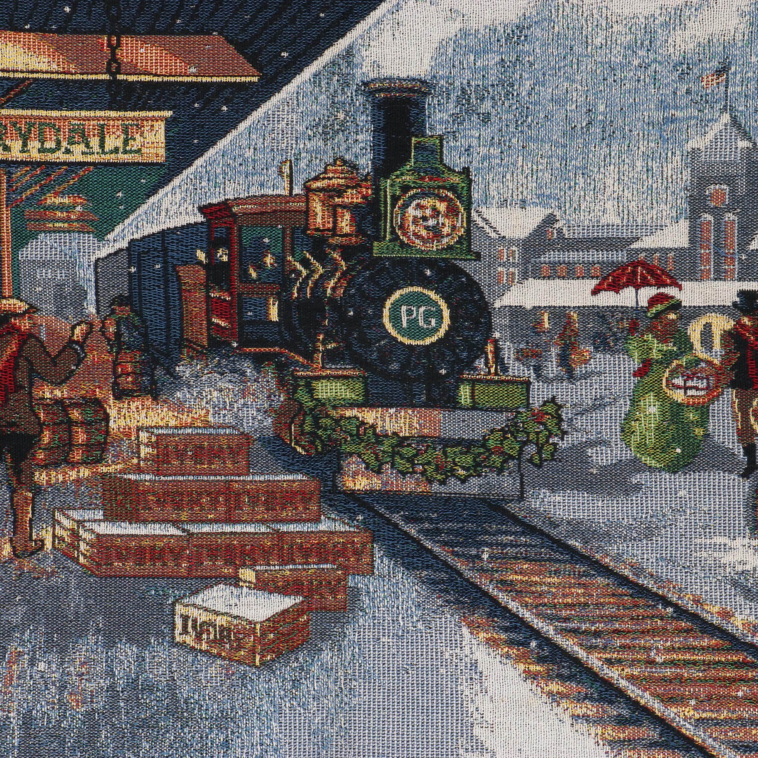 The Northwest Company for Procter & Gamble Cotton Winter Scene Throw