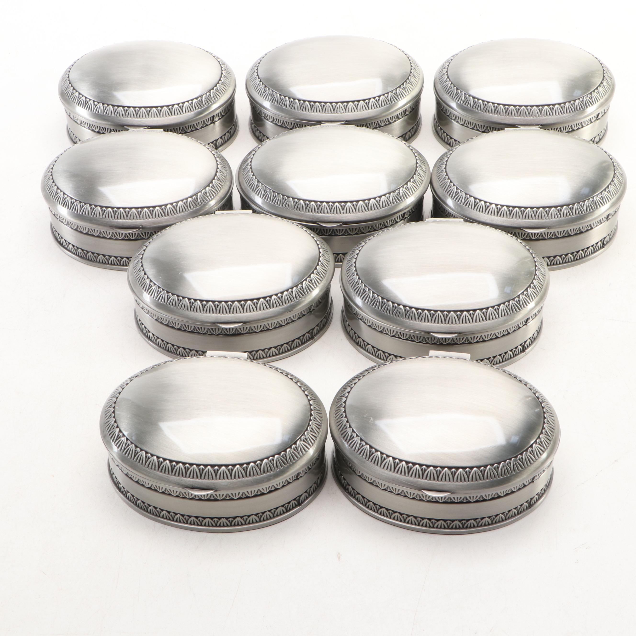 Polished Stainless Steel Jewelry Boxes