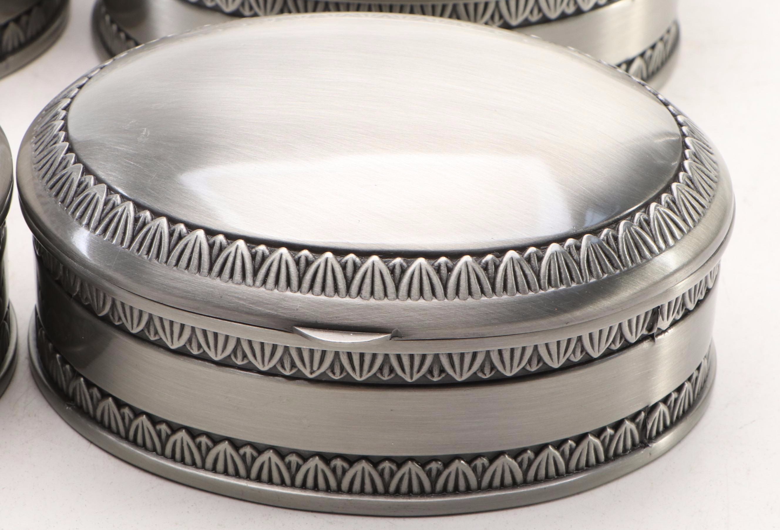 Polished Stainless Steel Jewelry Boxes