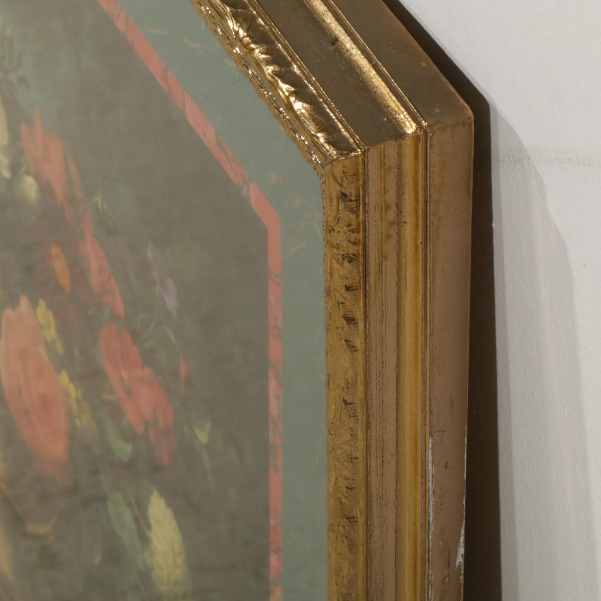 Offset Lithograph Floral Still Life After Albert Williams, Late 20th Century