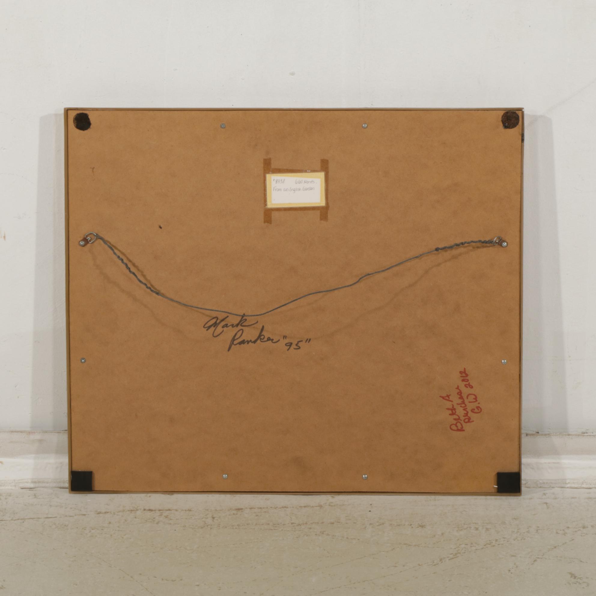 Offset Lithograph Floral Still Life After Albert Williams, Late 20th Century