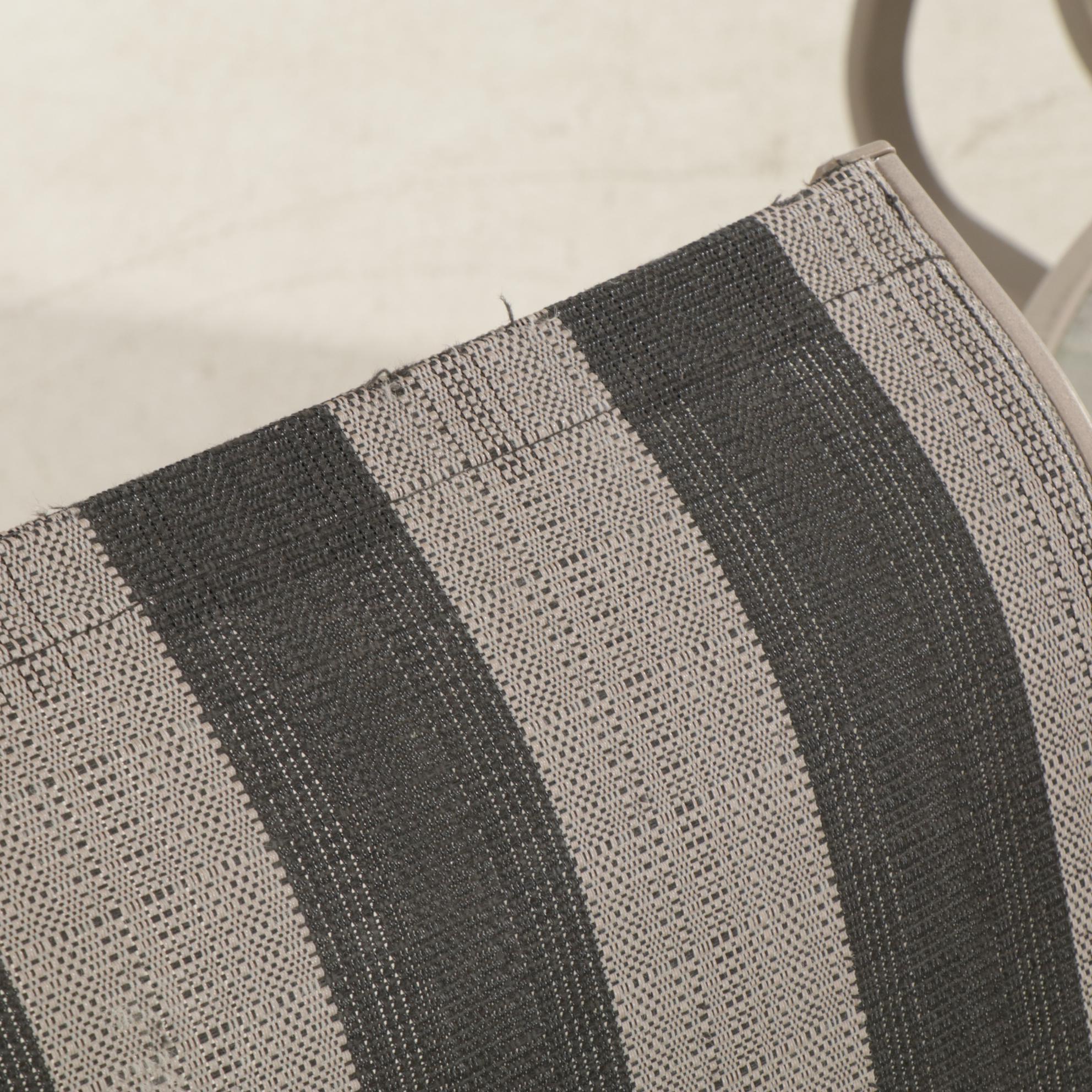 Carter Grandle Glass Top Patio Dining Table with Four Swivel Chairs