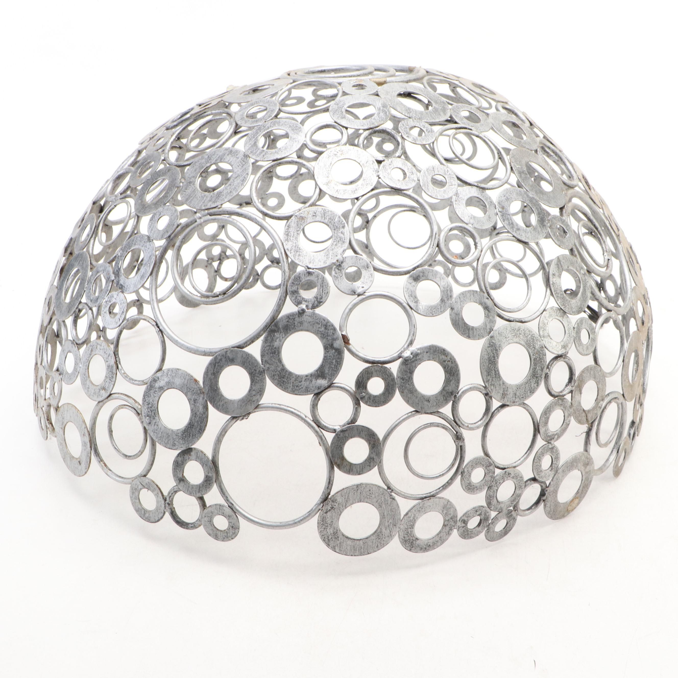 Soldered Metal Washer Lamp or Pendant Shade