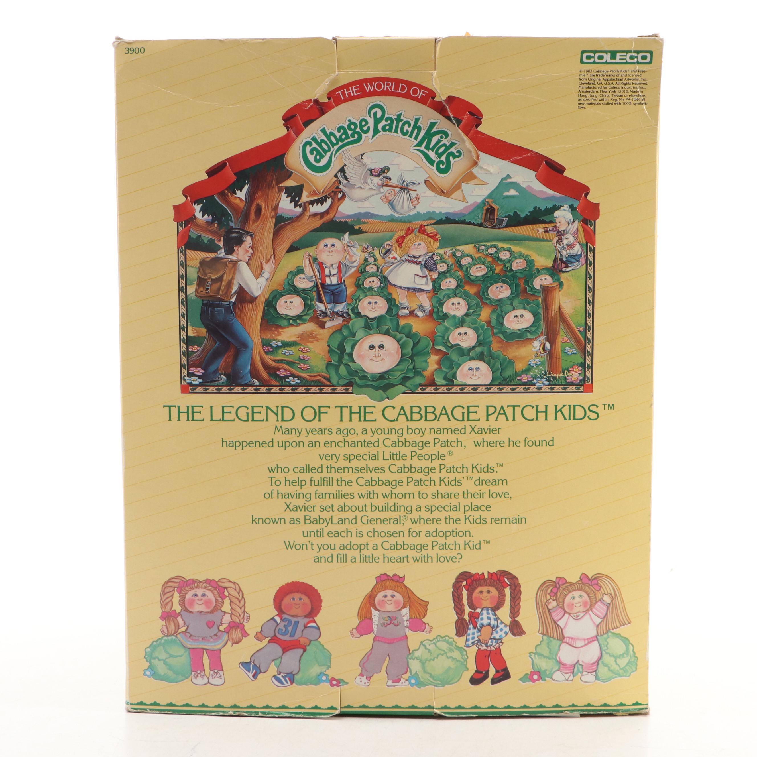 Coleco Cabbage Patch Kids "Belvia Sandy" Doll, 1980s