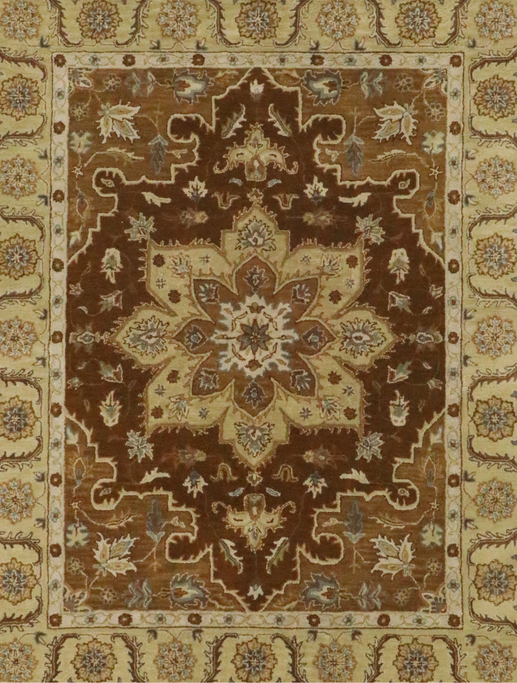 7'2 x 9'3 Hand-Tufted Nourison India House Collection Area Rug