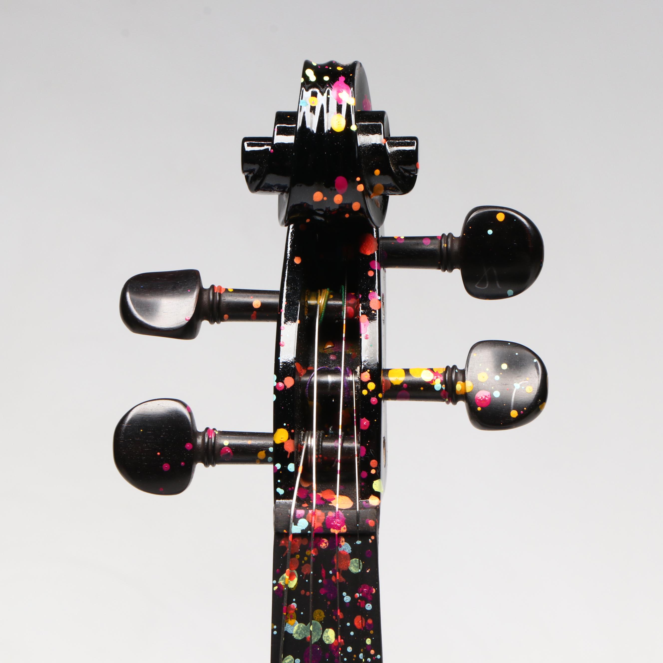 E. M. Zax Drip-Painted Violin, 2024