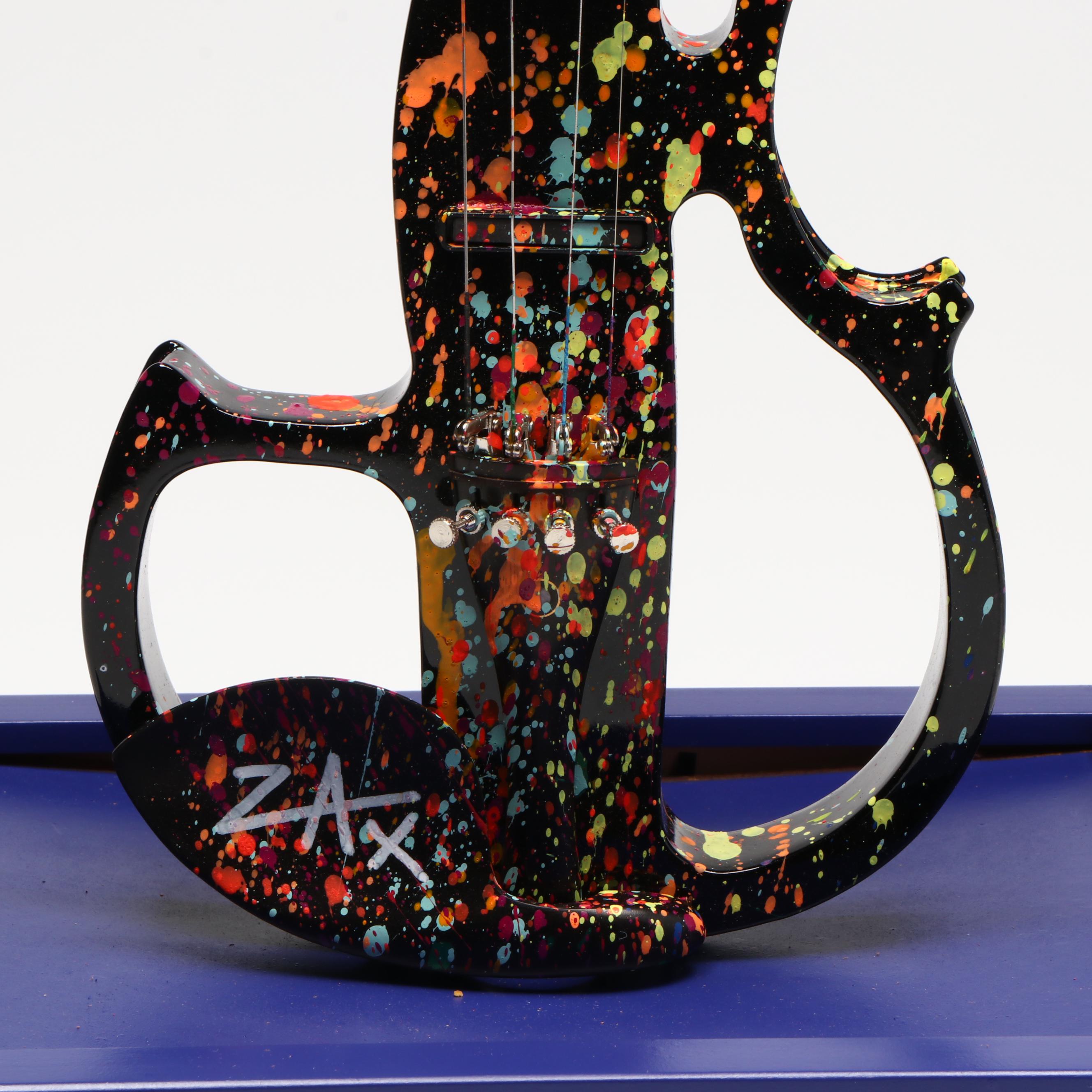 E. M. Zax Drip-Painted Violin, 2024
