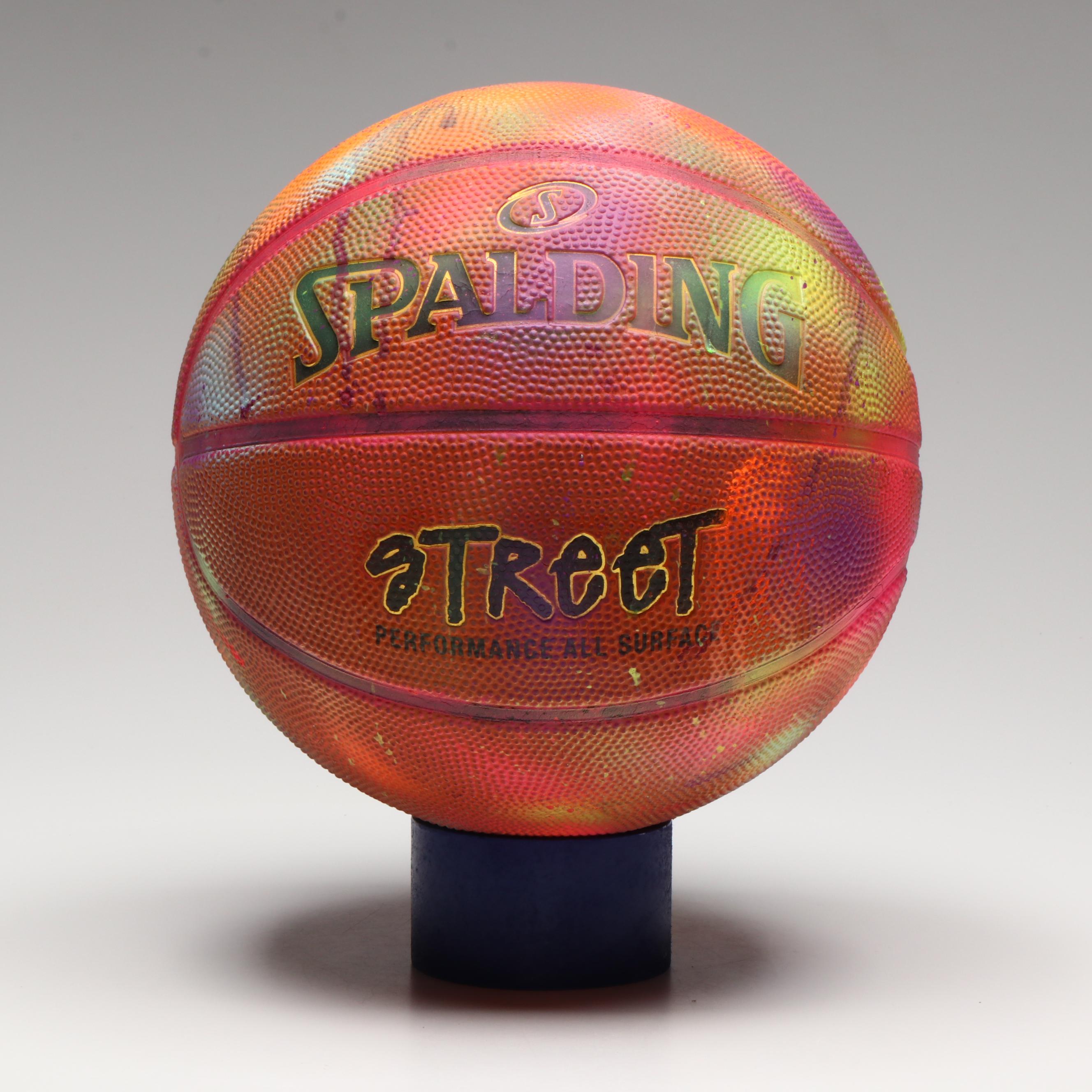 E. M. Zax Spray-Painted Basketball, 2024