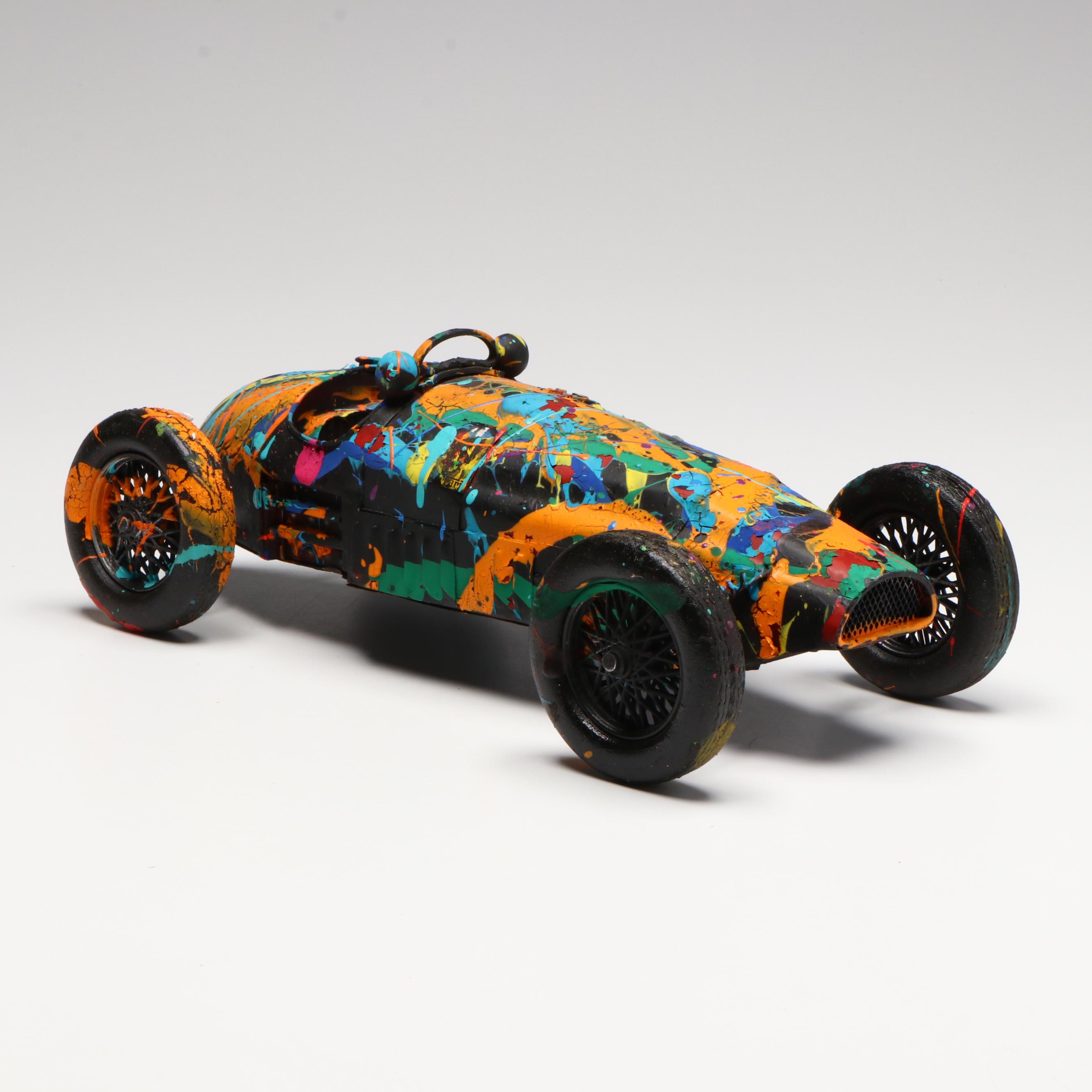 E. M. Zax Drip-Painted Toy Car, 2025