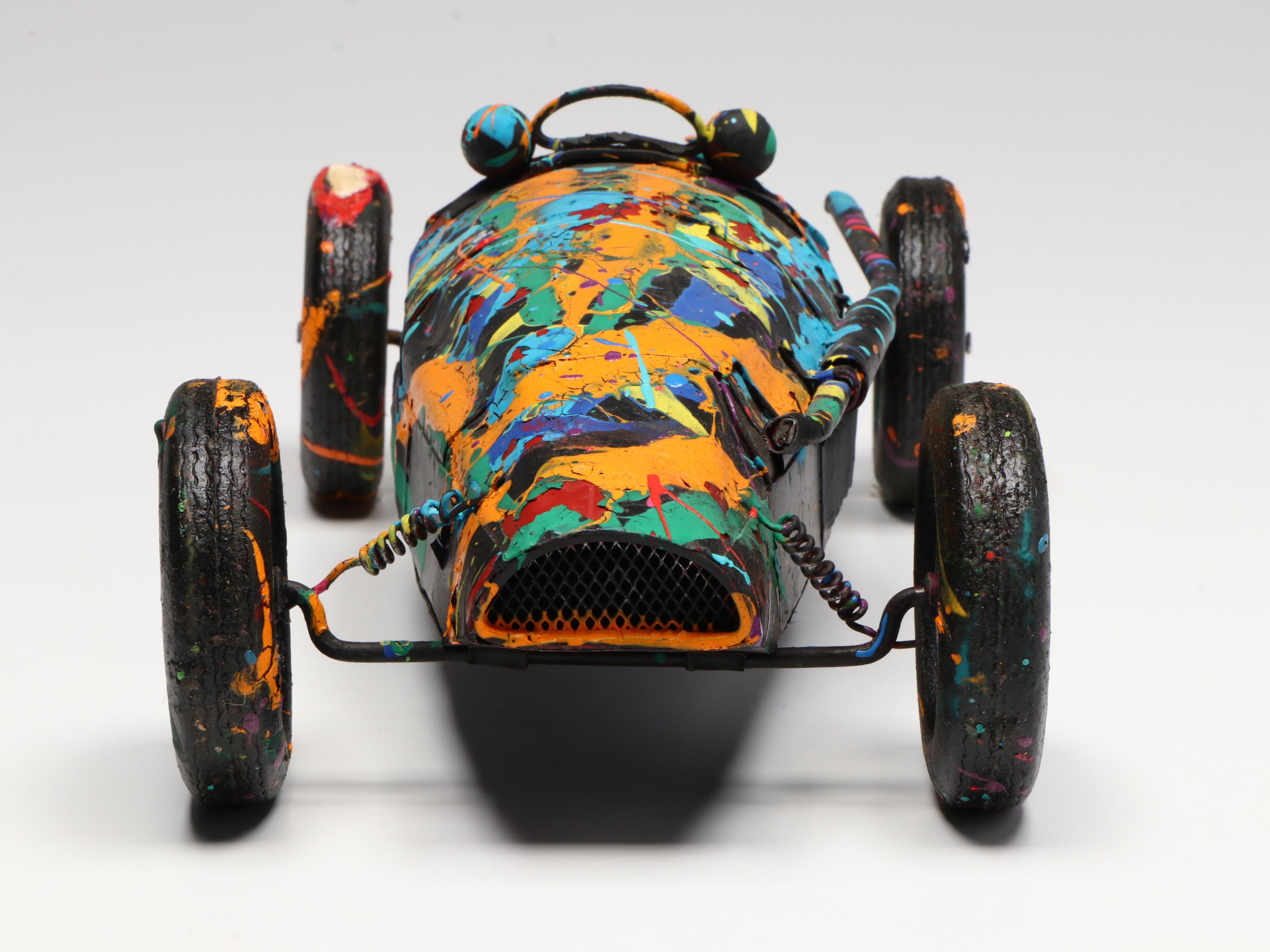 E. M. Zax Drip-Painted Toy Car, 2025