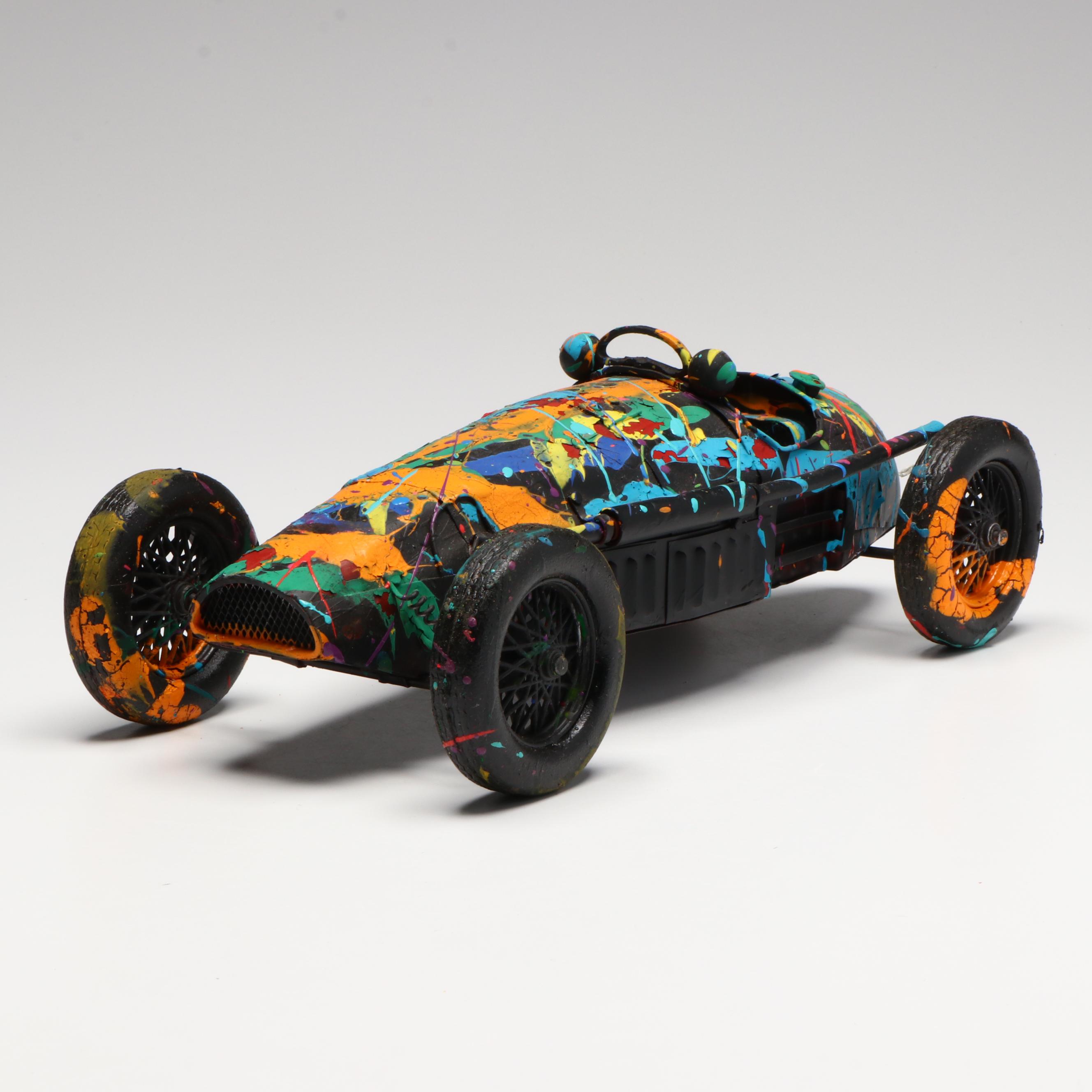 E. M. Zax Drip-Painted Toy Car, 2025