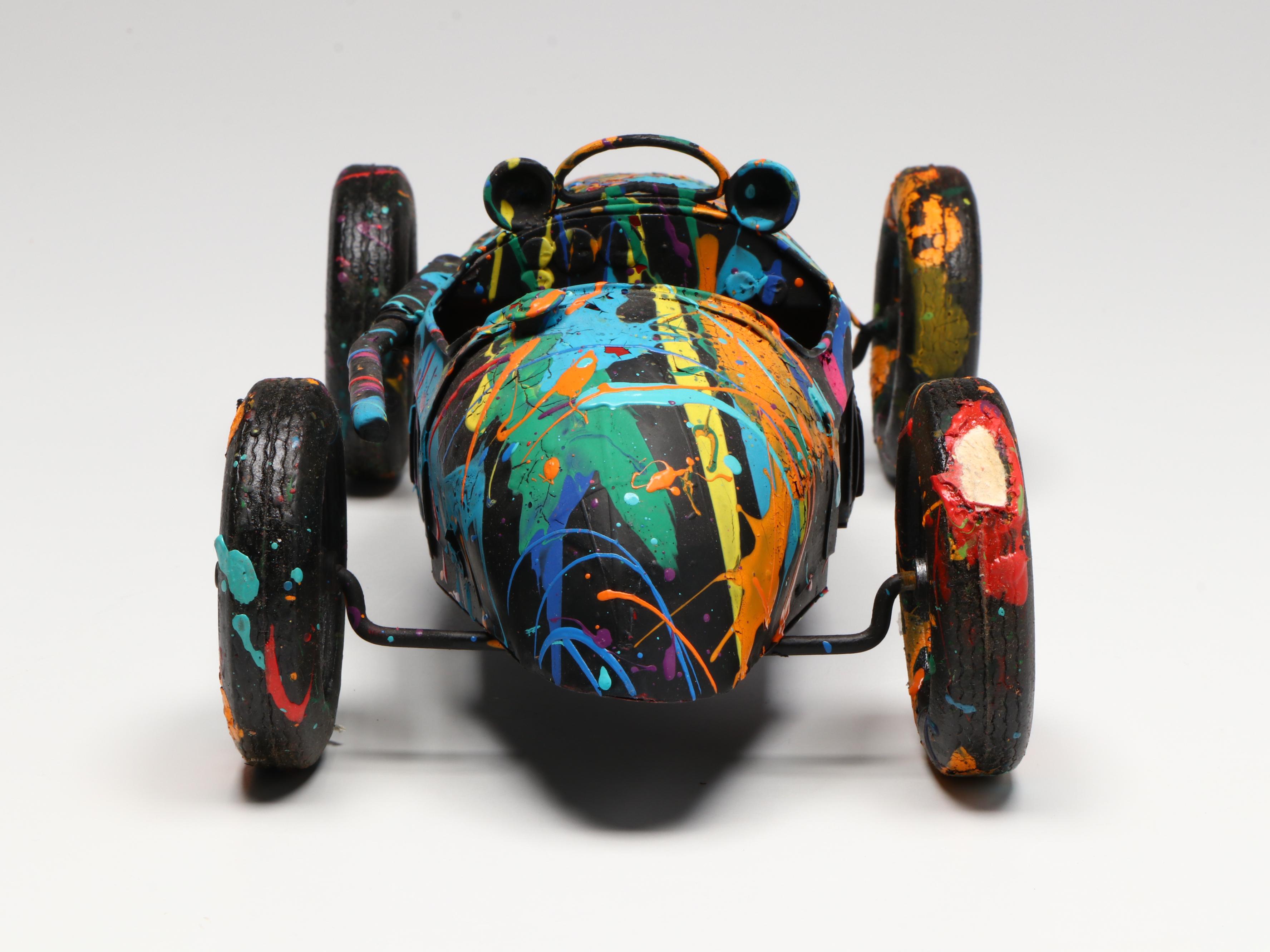 E. M. Zax Drip-Painted Toy Car, 2025