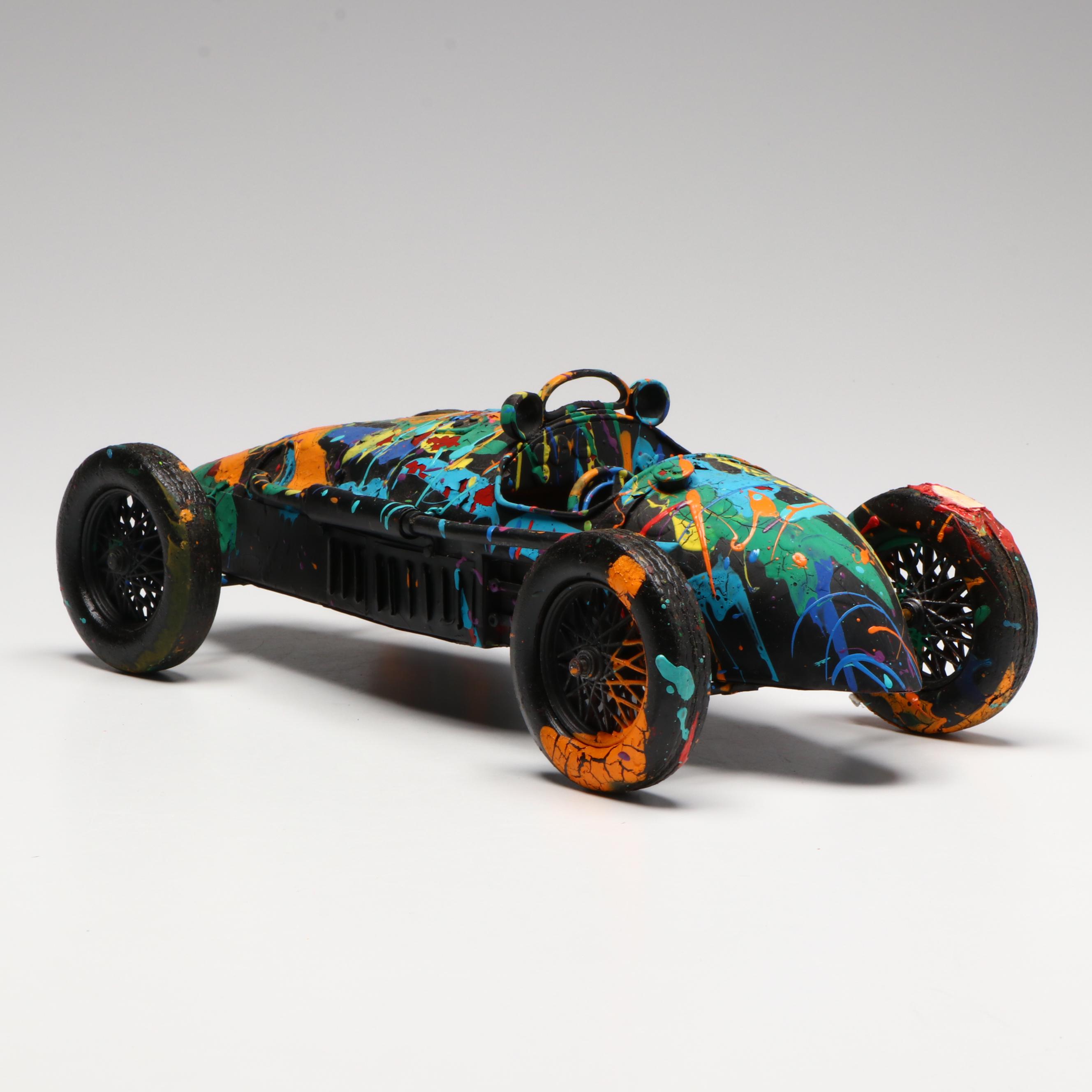 E. M. Zax Drip-Painted Toy Car, 2025