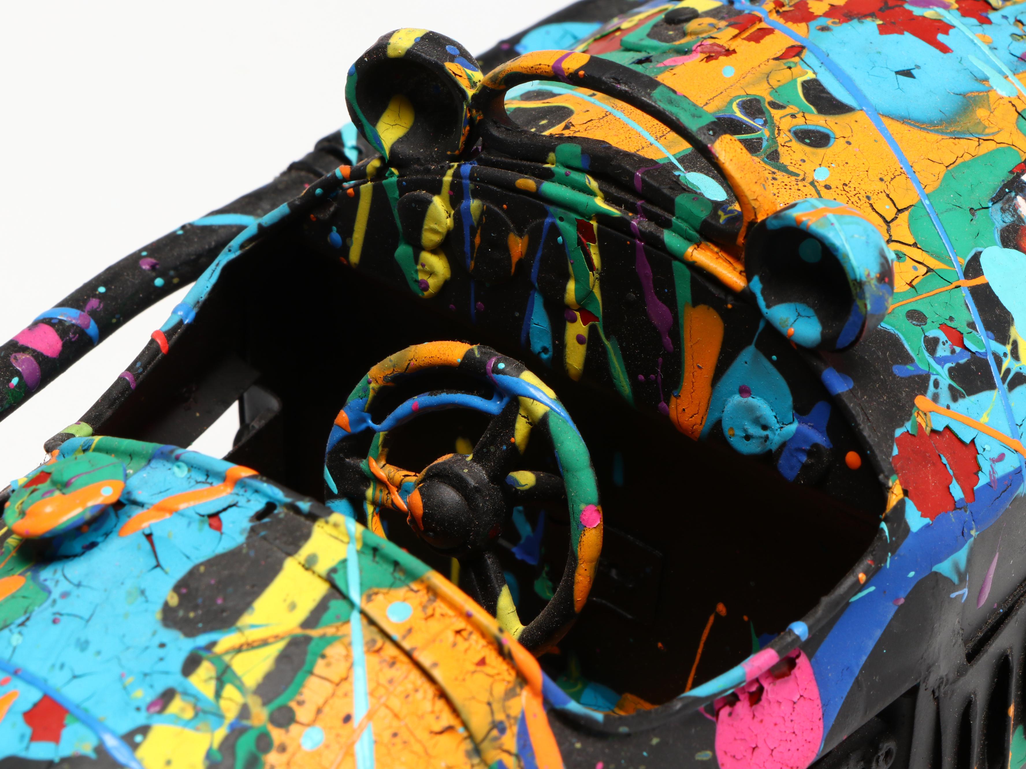 E. M. Zax Drip-Painted Toy Car, 2025