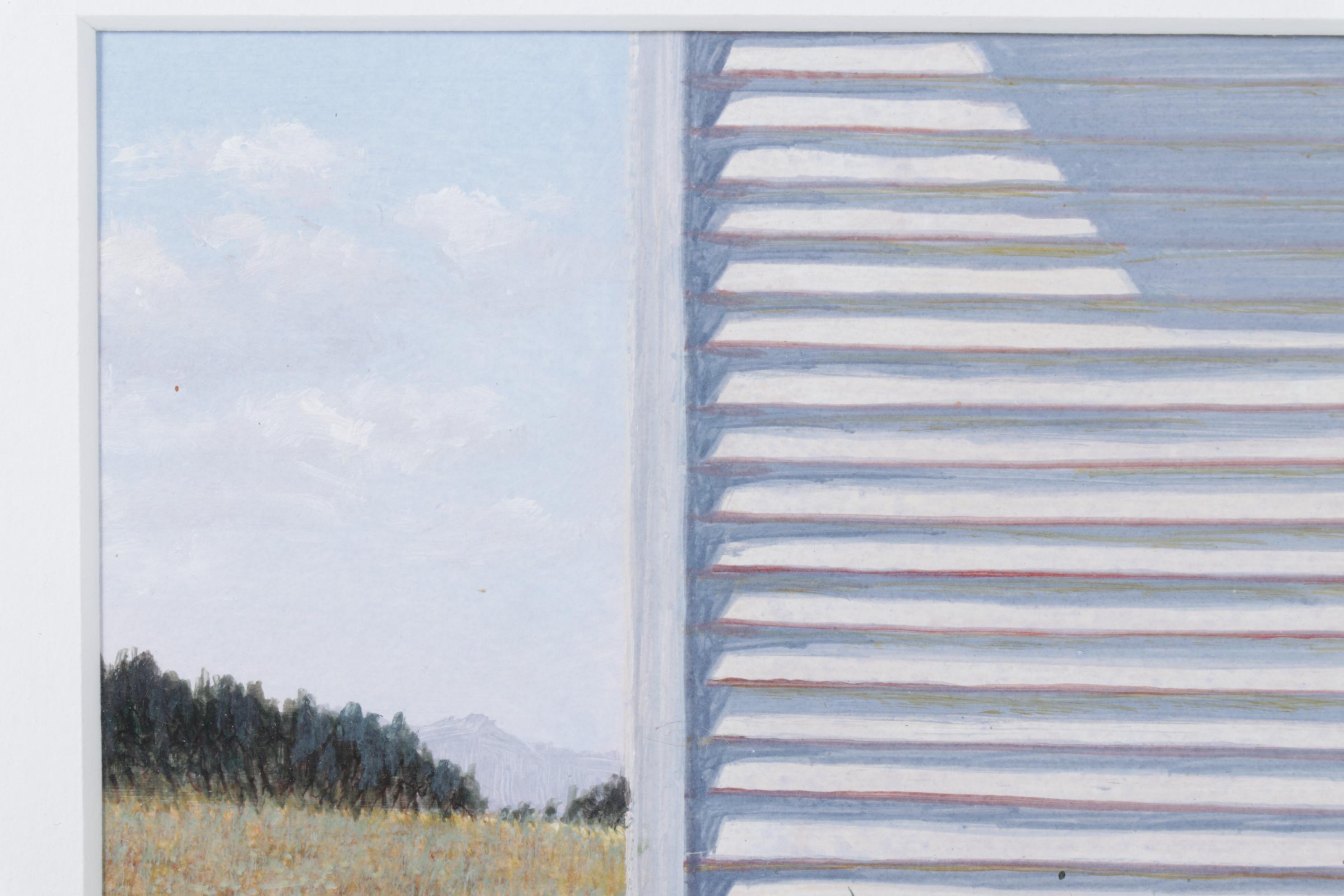 Bruce J. Peeso Acrylic Painting of a Rural Home Facade