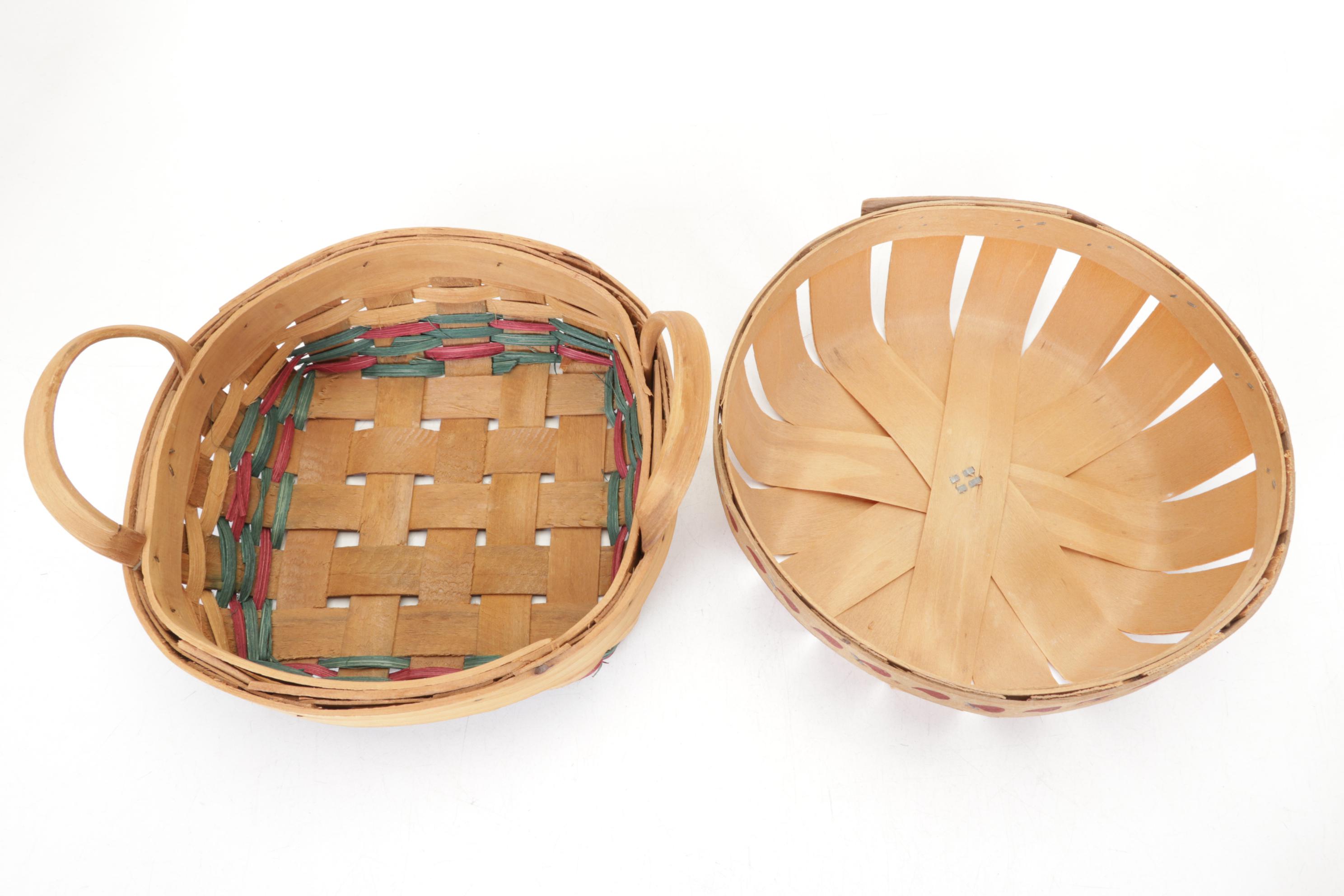 The Blackberry Lane Collection in Set of "Apple" Baskets, Candleholders and More