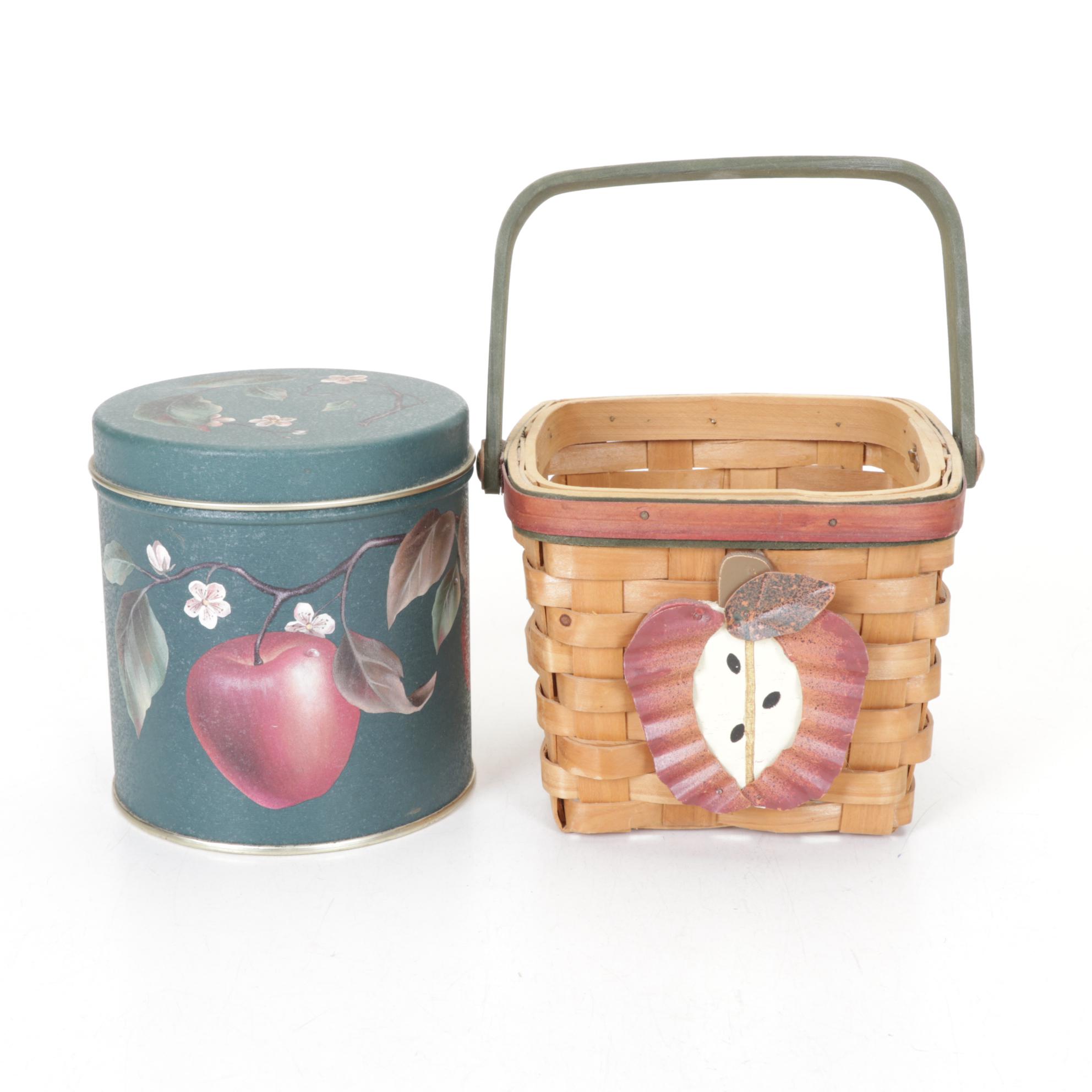 The Blackberry Lane Collection in Set of "Apple" Baskets, Candleholders and More