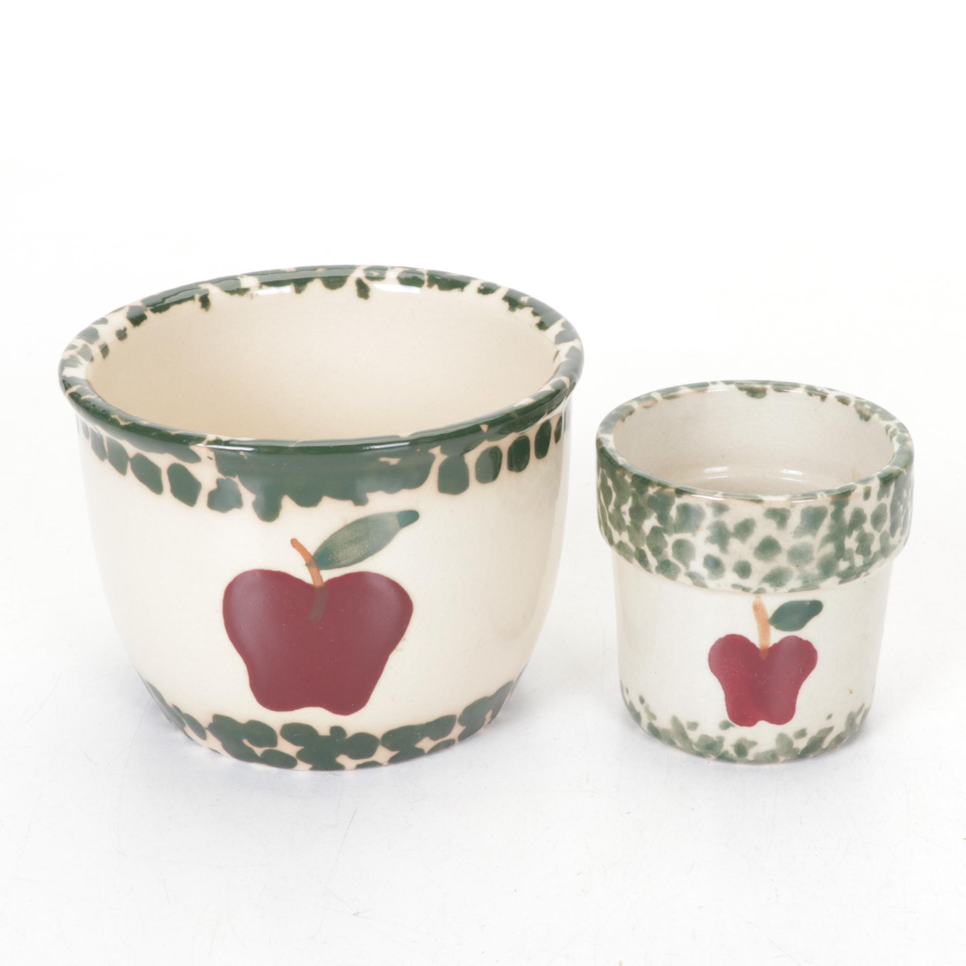 The Blackberry Lane Collection in Set of "Apple" Baskets, Candleholders and More