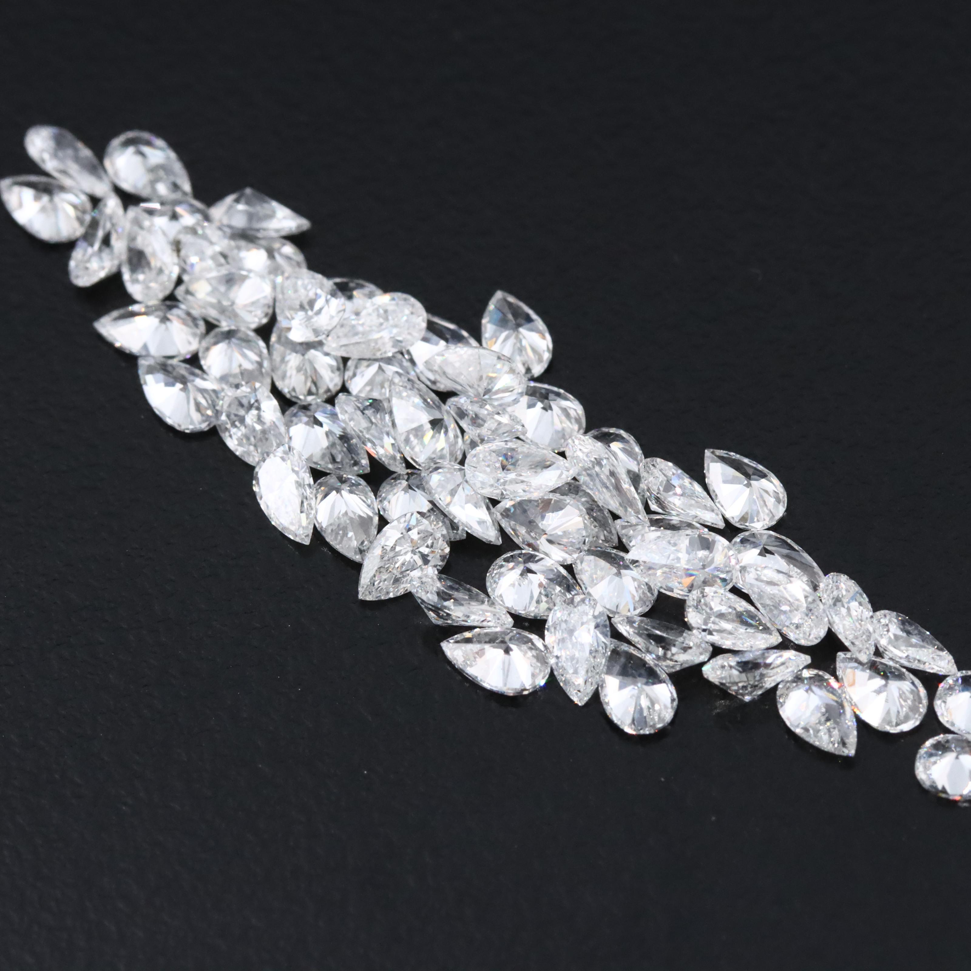 Loose 5.16 CTW Lab Grown Diamonds