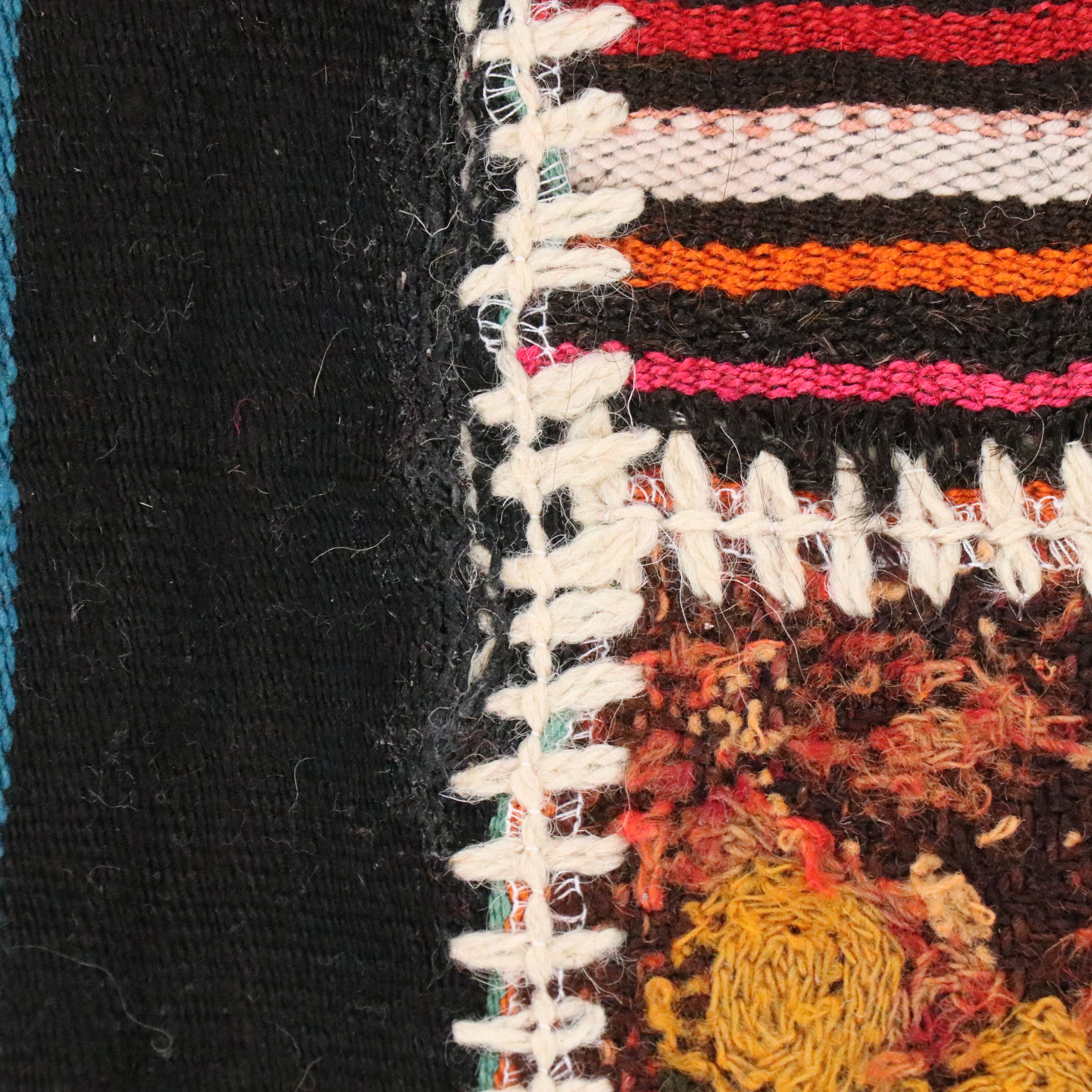 3'10 x 5'7 Handmade Turkish Patchwork Area Rug