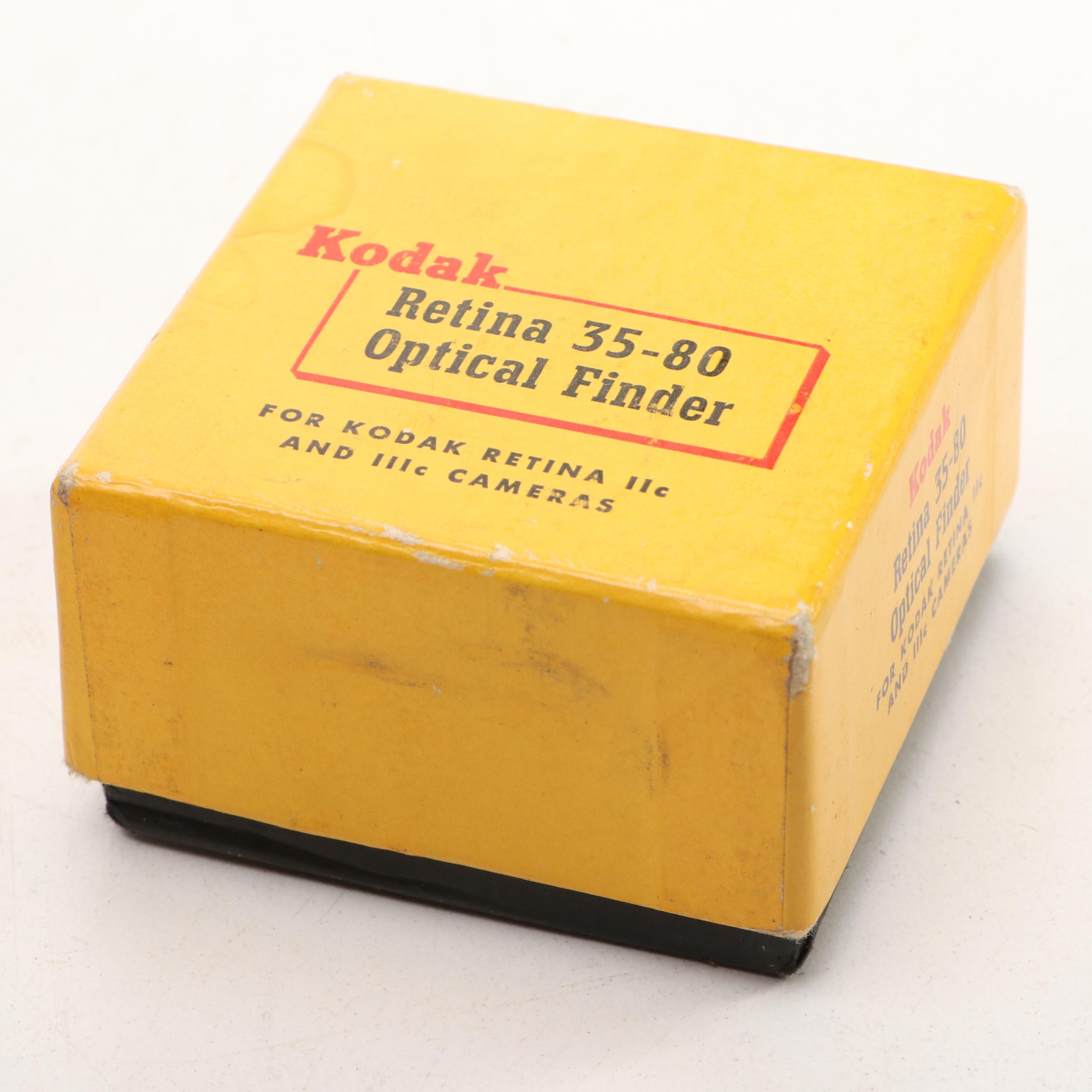 Kodak Retina 35-80 Optical Finder, Component Case with Tripod and More