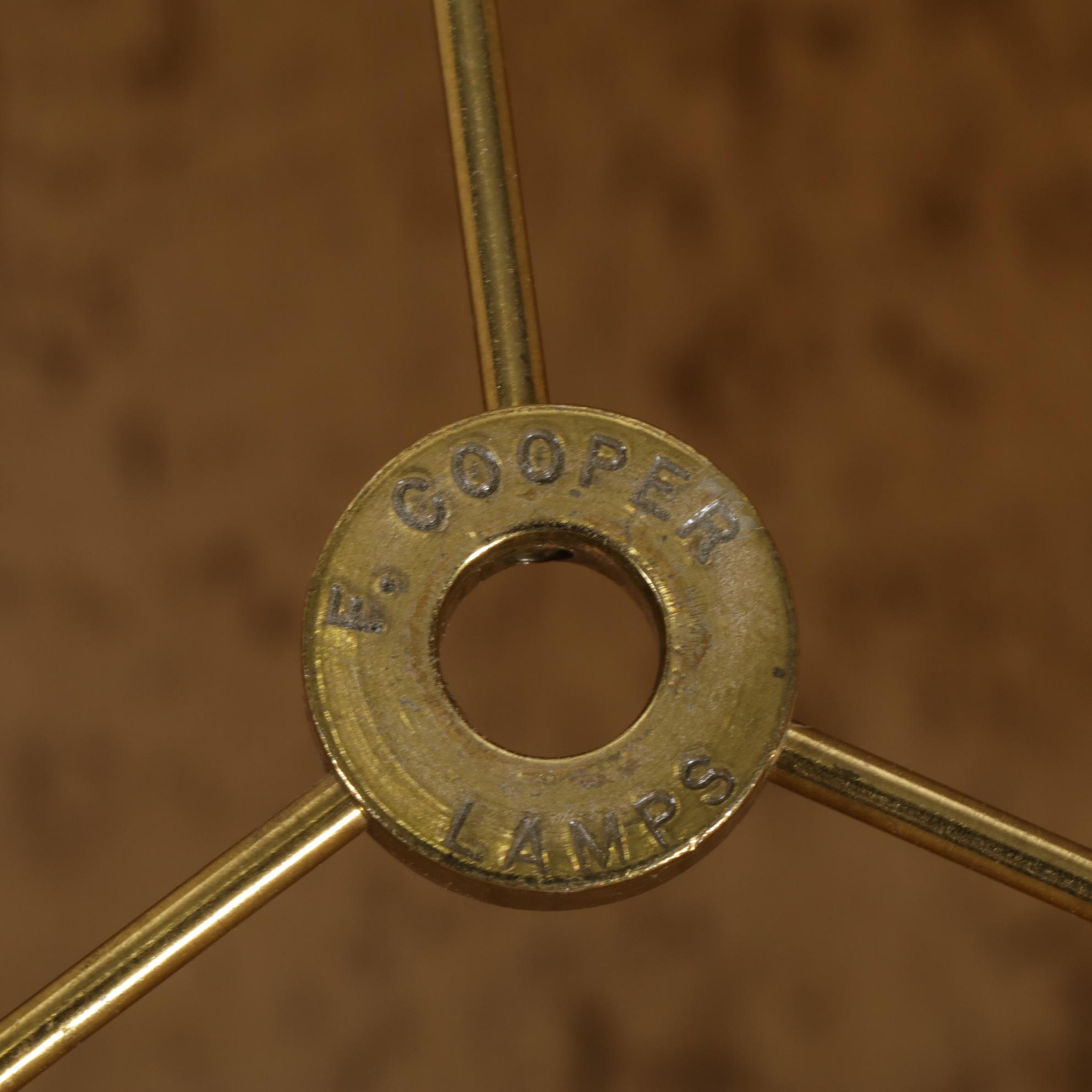 Frederick Cooper Burl Wood Lamp Tables with Bamboo-Form Legs, Pair