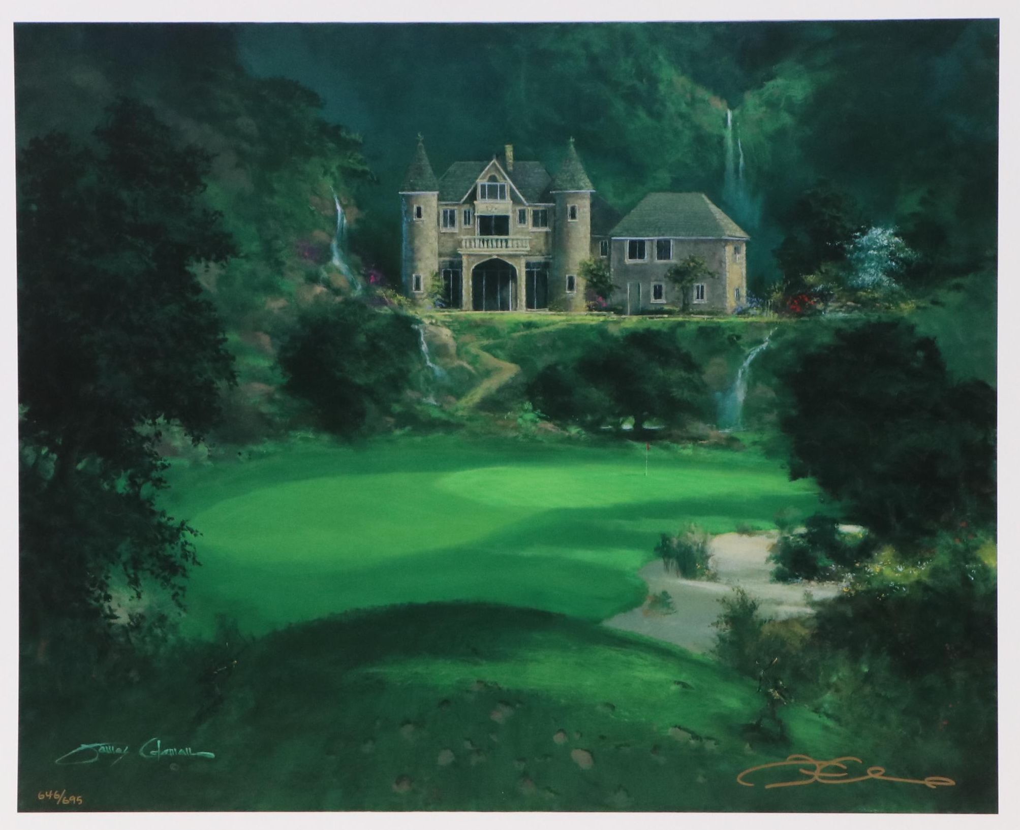 James Coleman Offset Lithograph "Dream Green Come True"