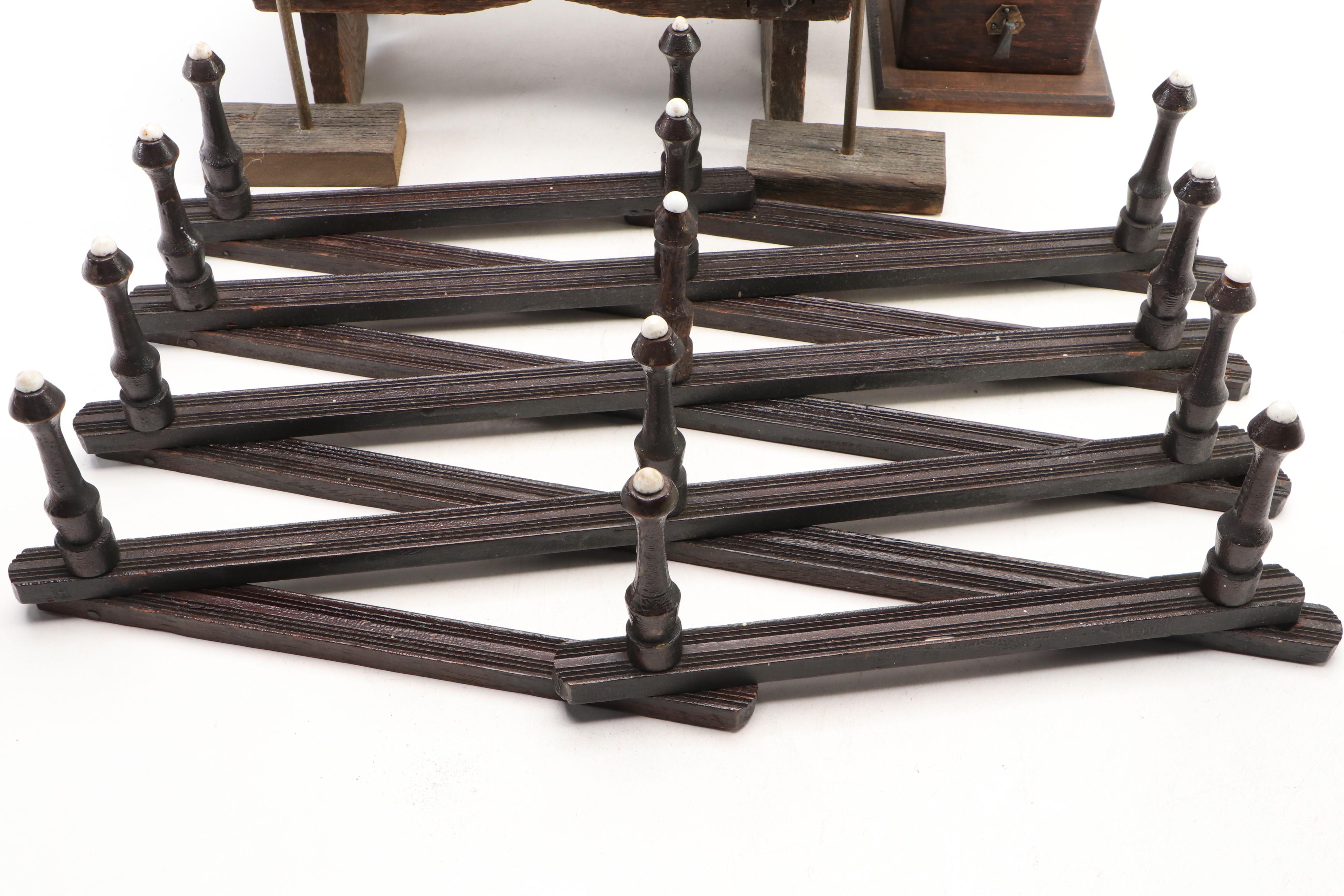 Carved Wooden Birds with Other Rustic Vintage Home Décor