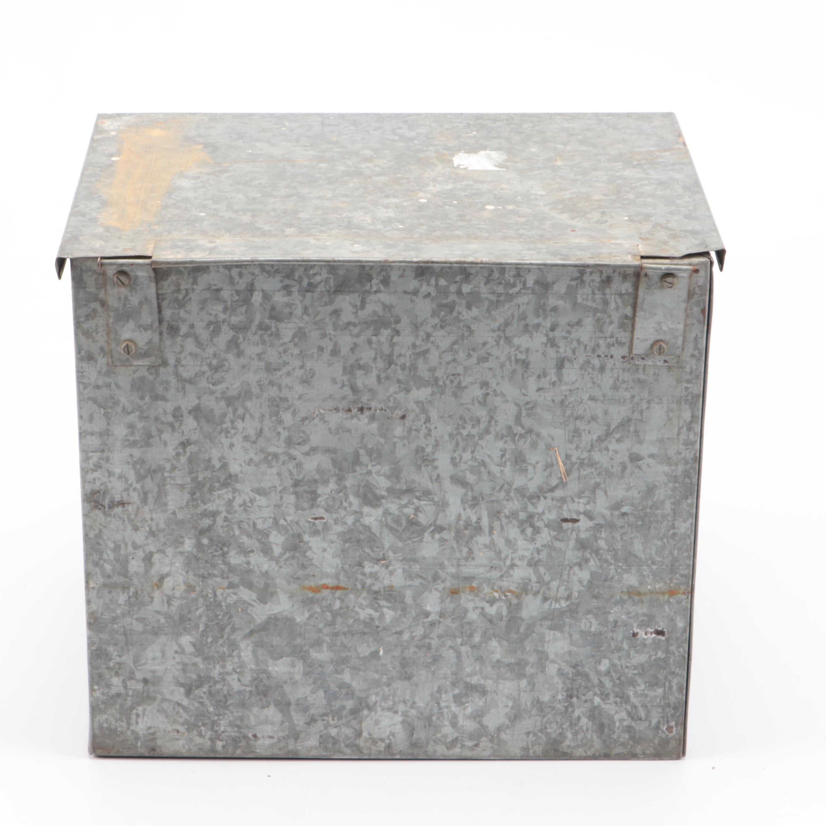 Embury, Dietz, and Other Oil Lanterns, Metal Stanley Mug, and Metal Alamito Box