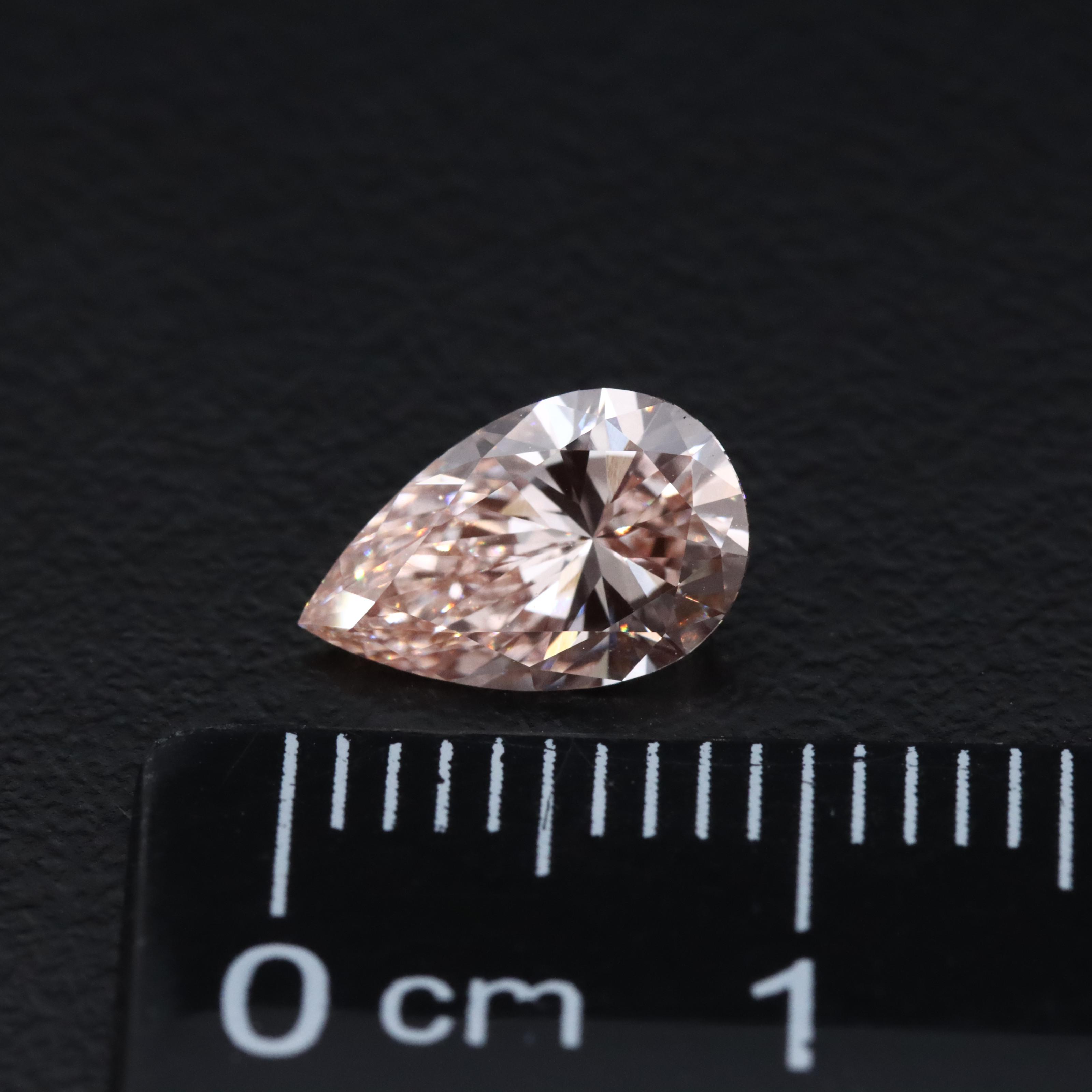 Loose 1.05 CT Lab Grown Fancy Pink Diamond with IGI Report