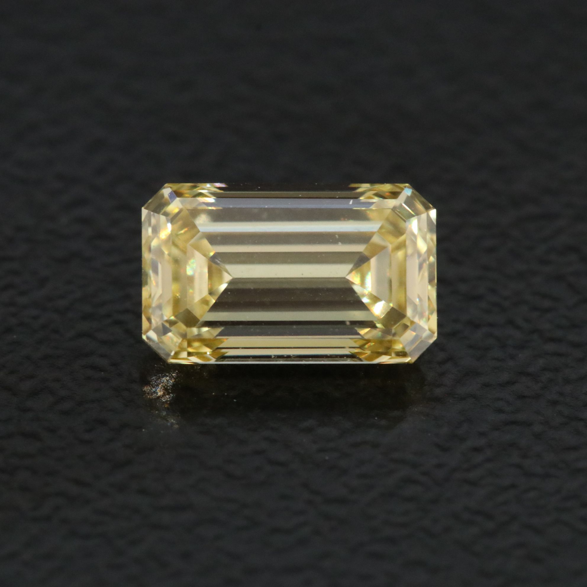 Loose 1.04 CT Lab Grown Fancy Yellow Diamond with IGI Report