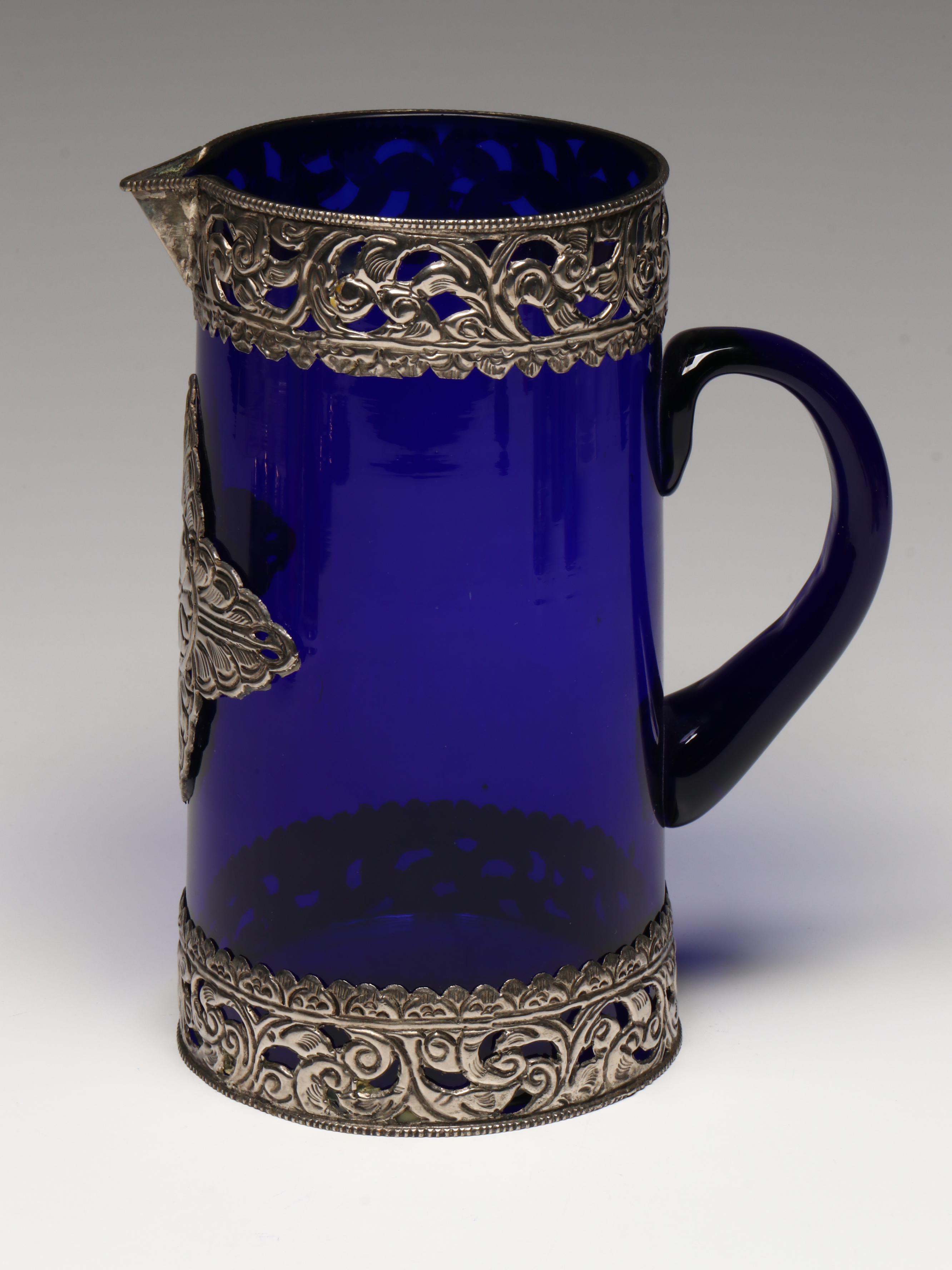 Houze Mosaic Style Glass Plates and Tumblers with More Glassware