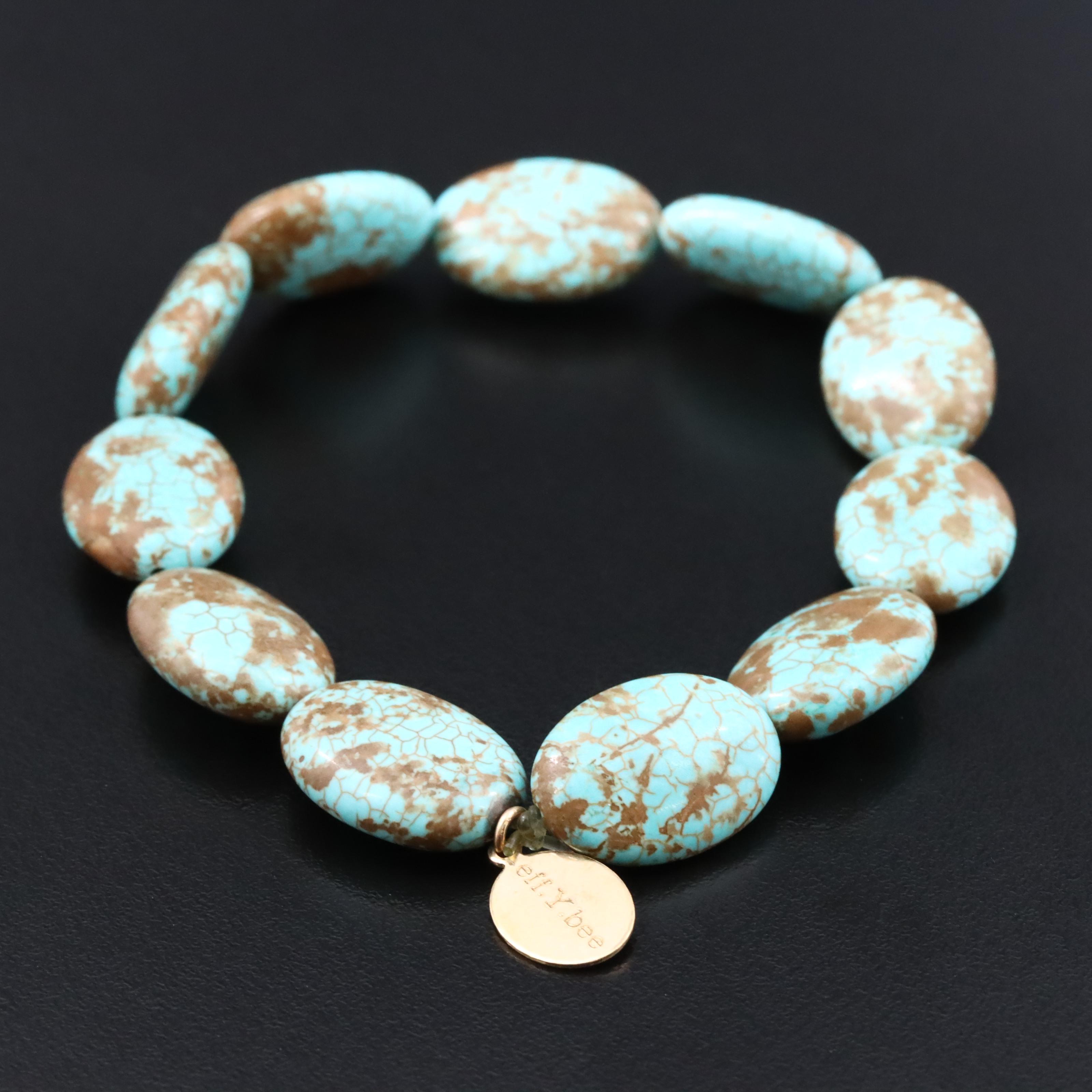 Magnesite Beaded Bracelet