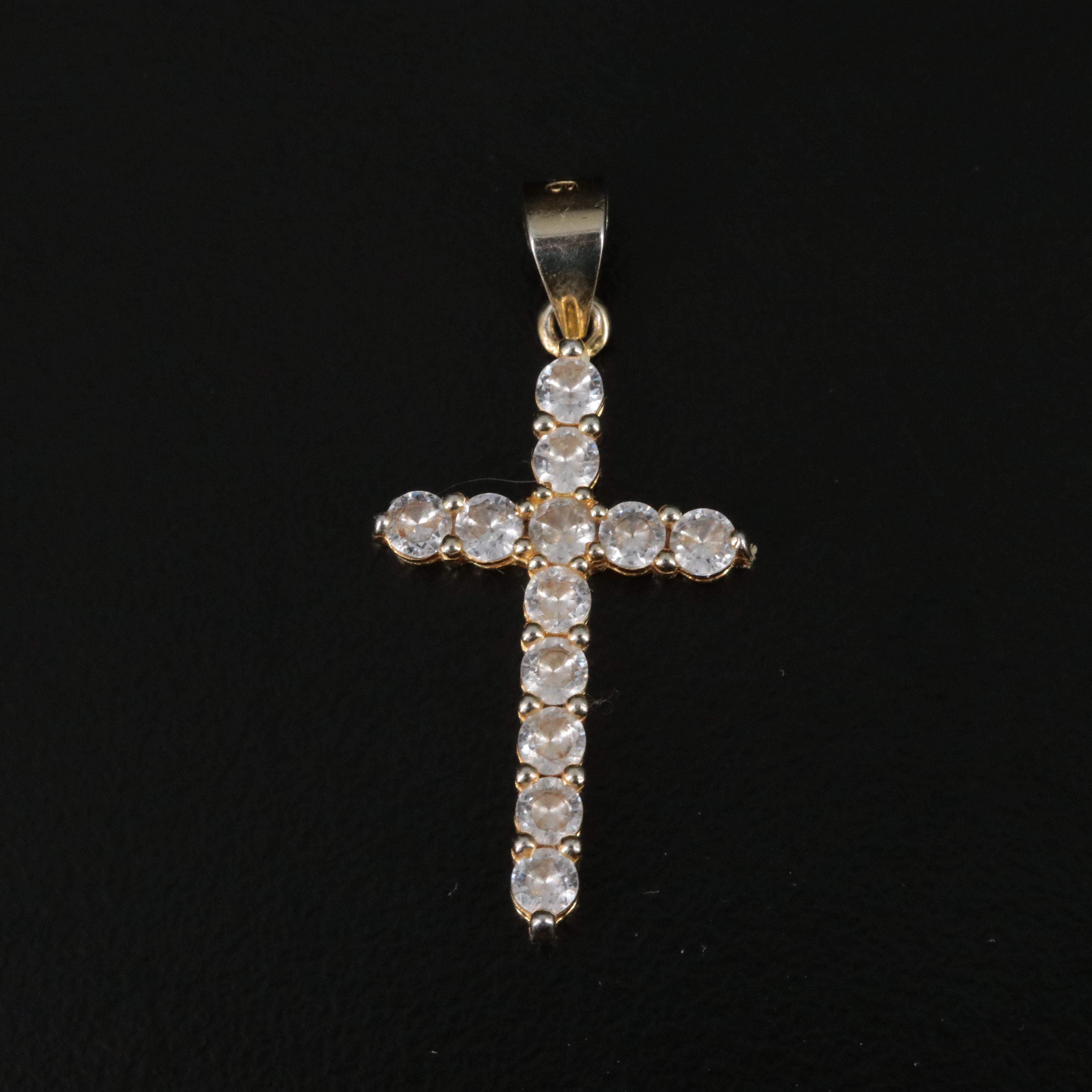 Cross and Heart Pendants and Necklaces Including Sterling and CZ