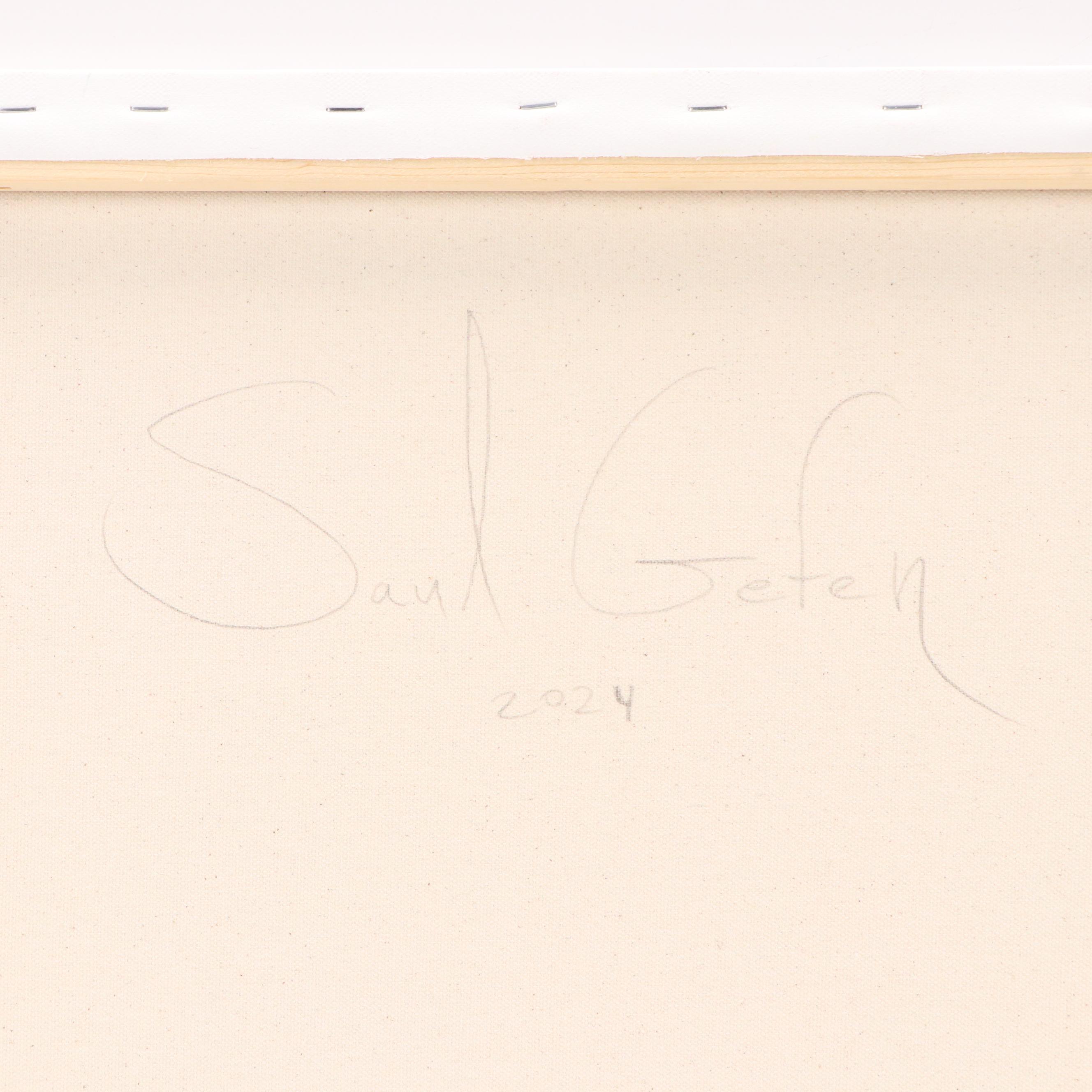 Saul Gefen Abstract Acrylic Painting, 2024