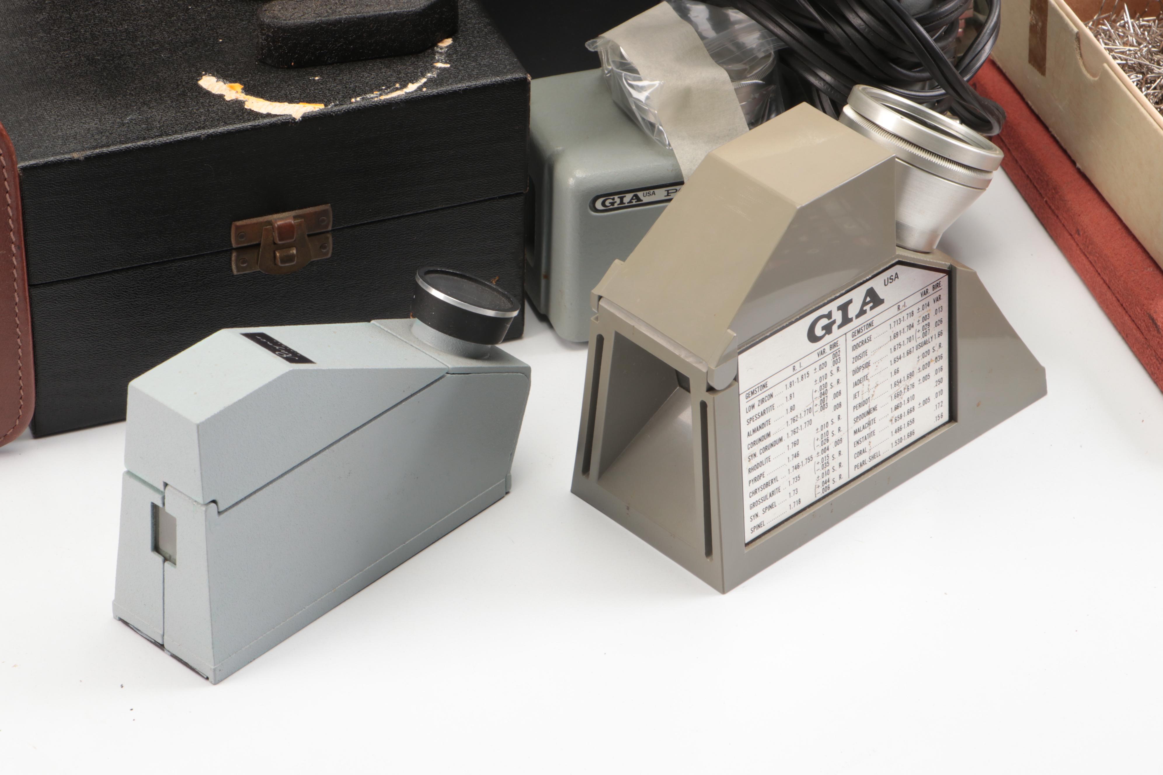 Rayner Dialdex Refractometer, Color Chart, Scales, More Bench Jeweler's Tools