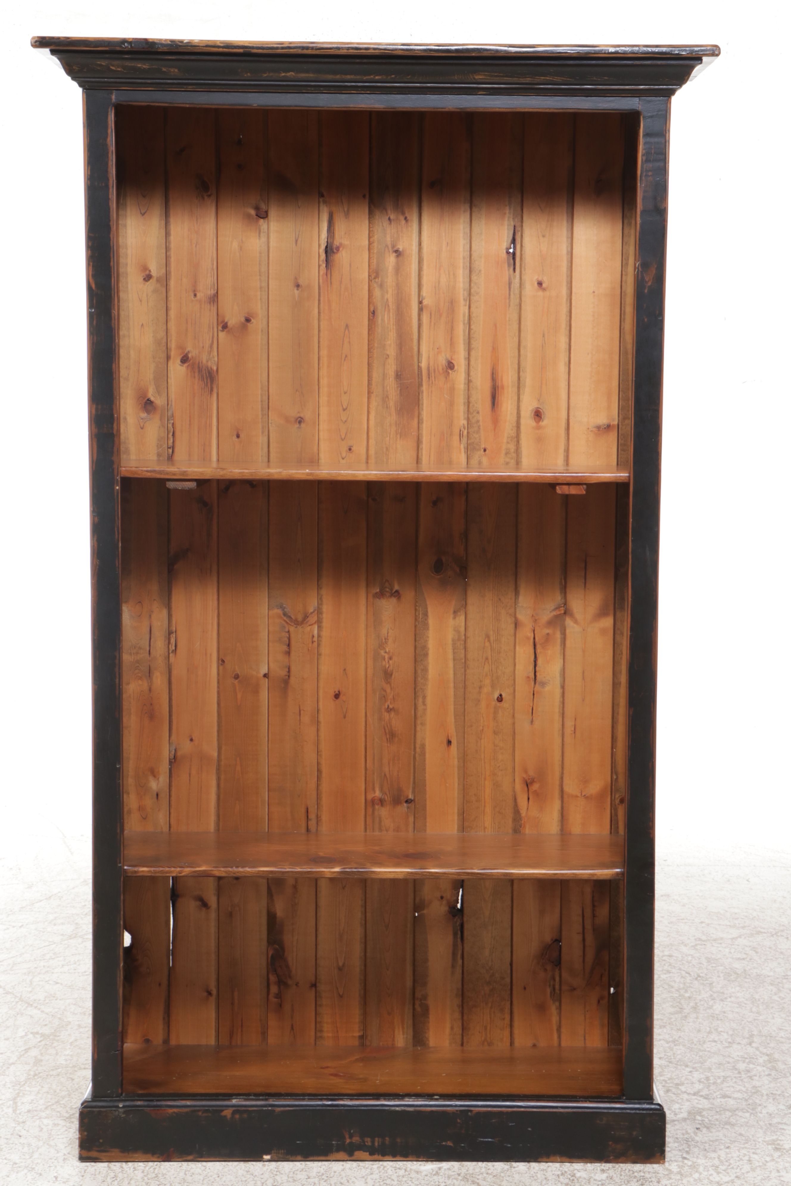 Shaker Style Partially Wooden Freestanding Shelving Unit