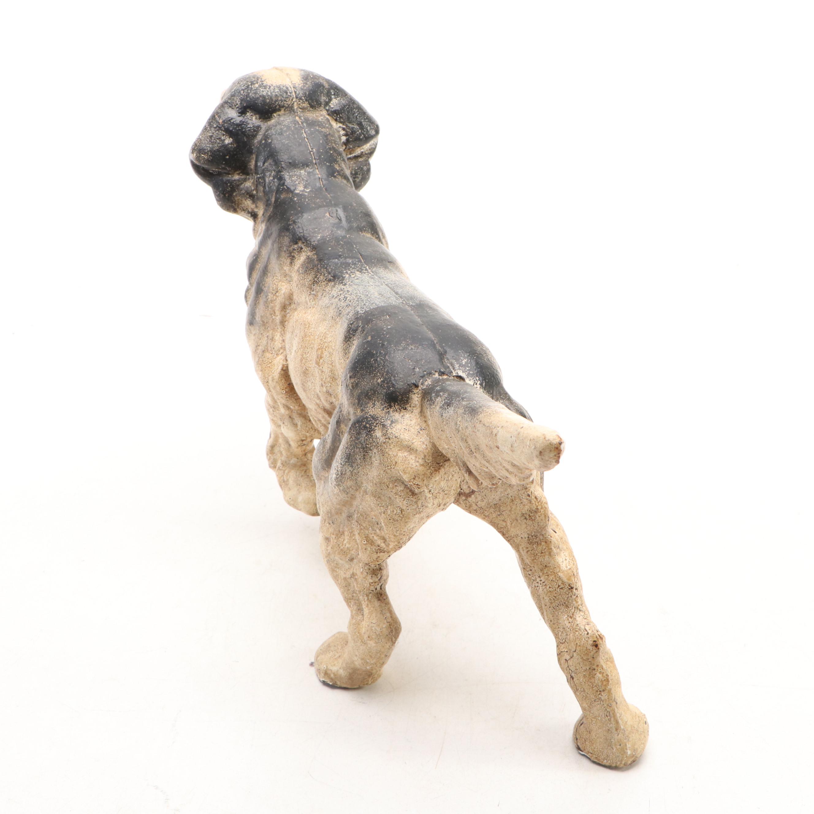 English Setter Cast Iron Doorstop, 20th Century