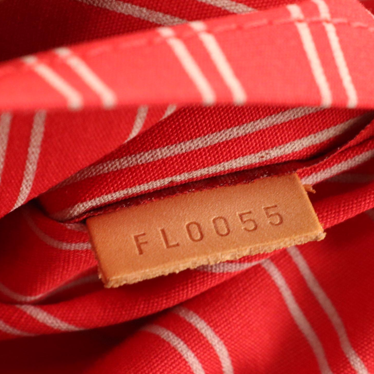 Louis Vuitton Toile Canvas Antiguas Cabas PM Tote in Beige/Red