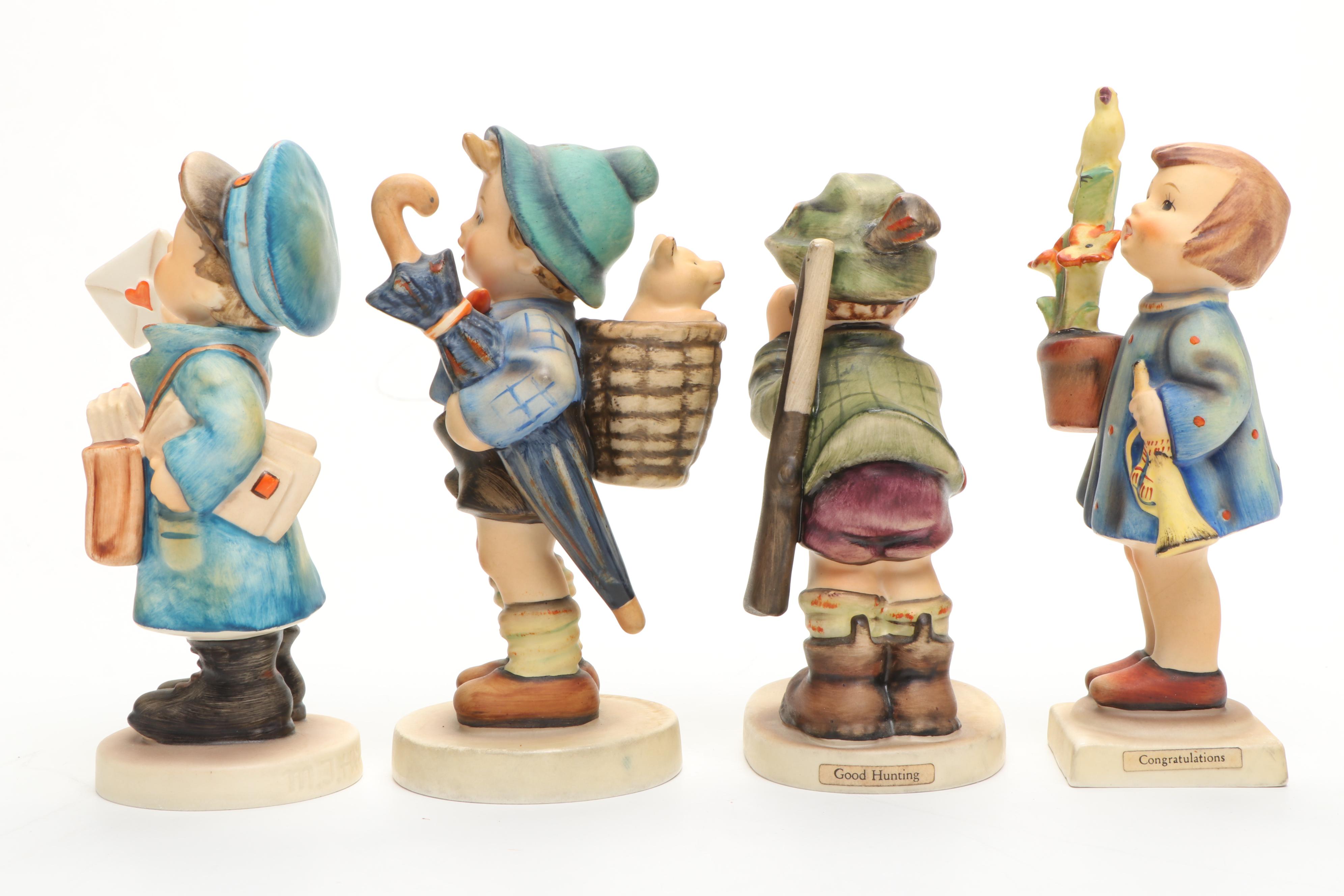Goebel "Good Hunting" and More Porcelain Hummel Figurines