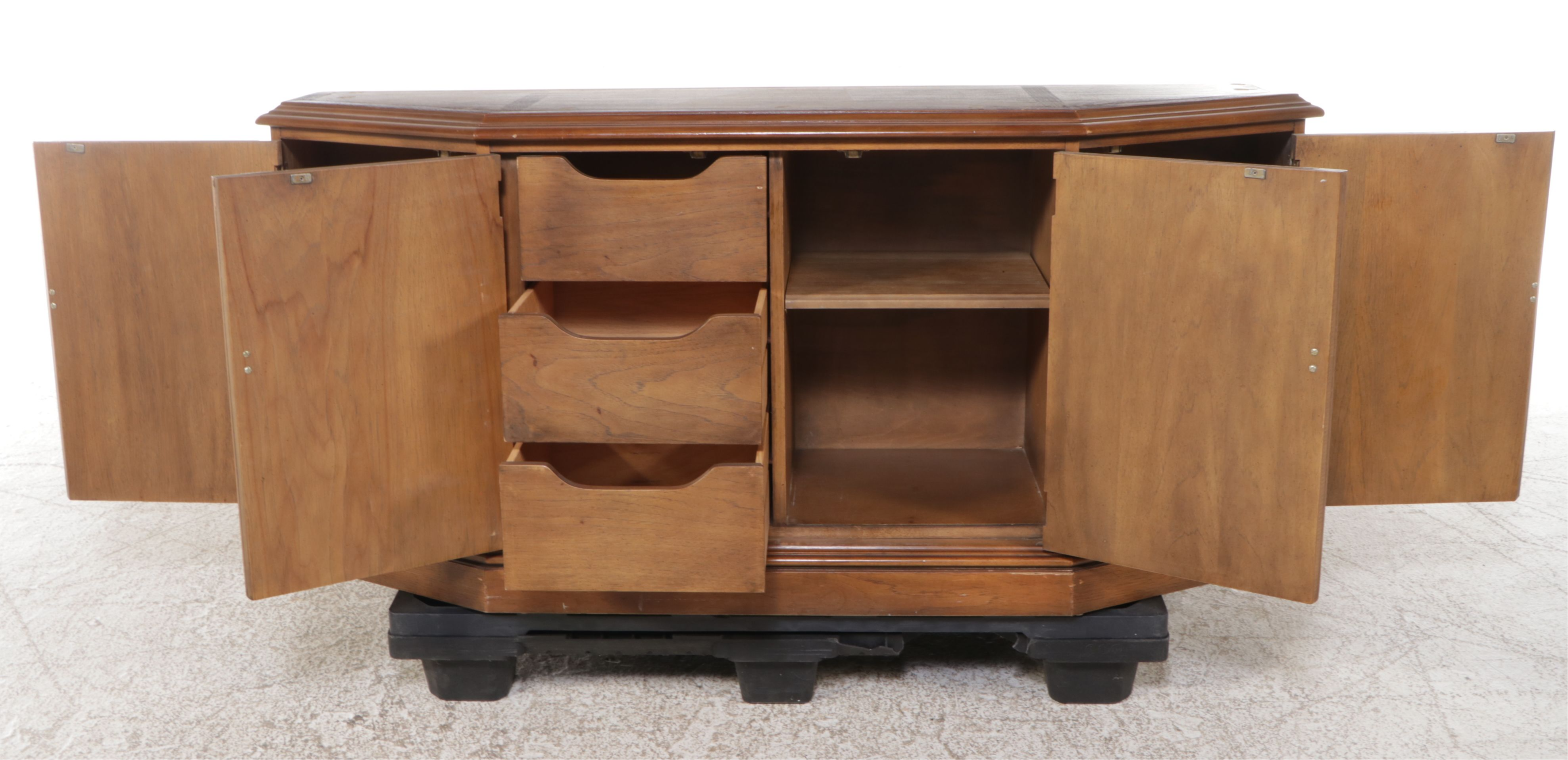 Drexel "Esperanto" Walnut China Cabinet