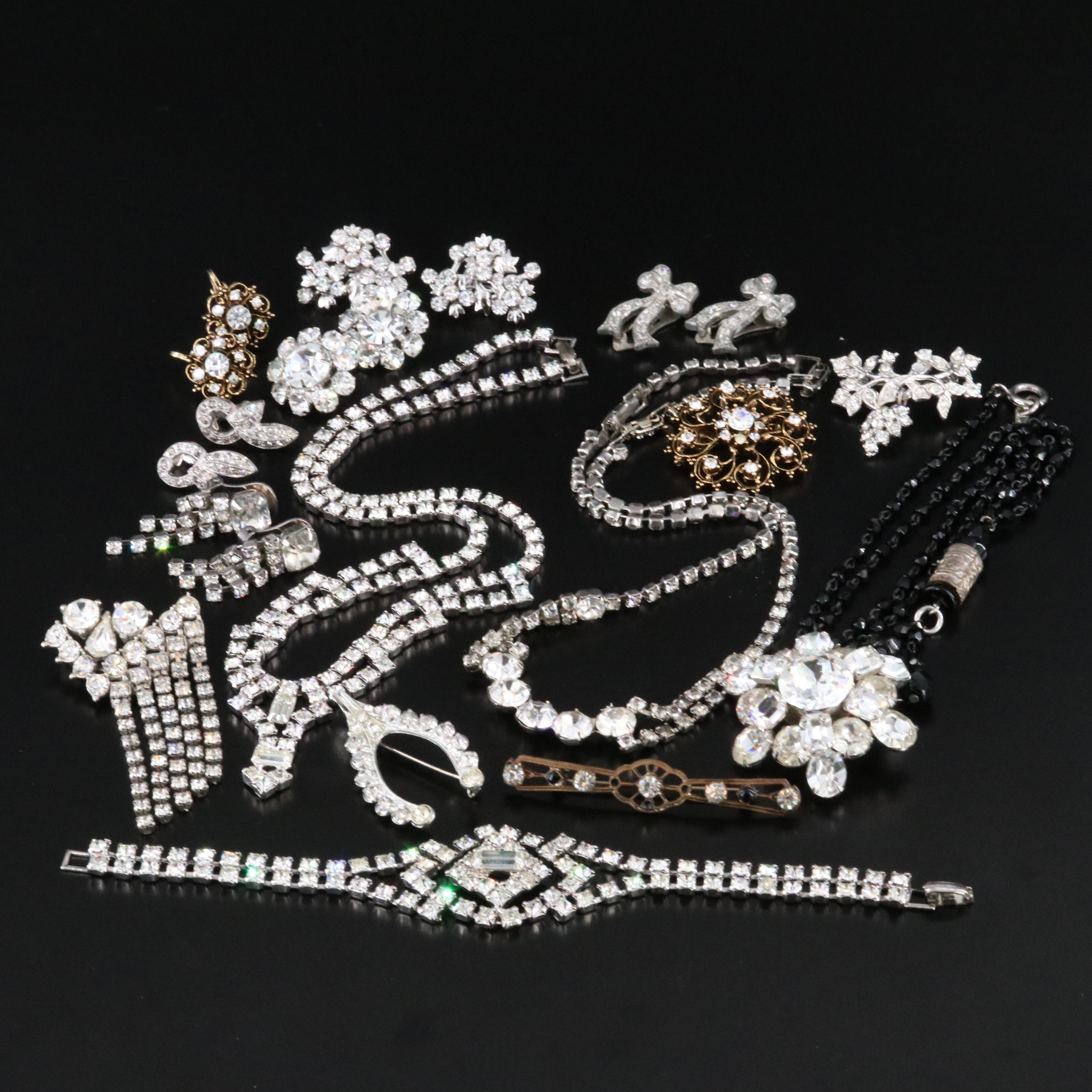 Vintage and Antique Rhinestone Jewelry