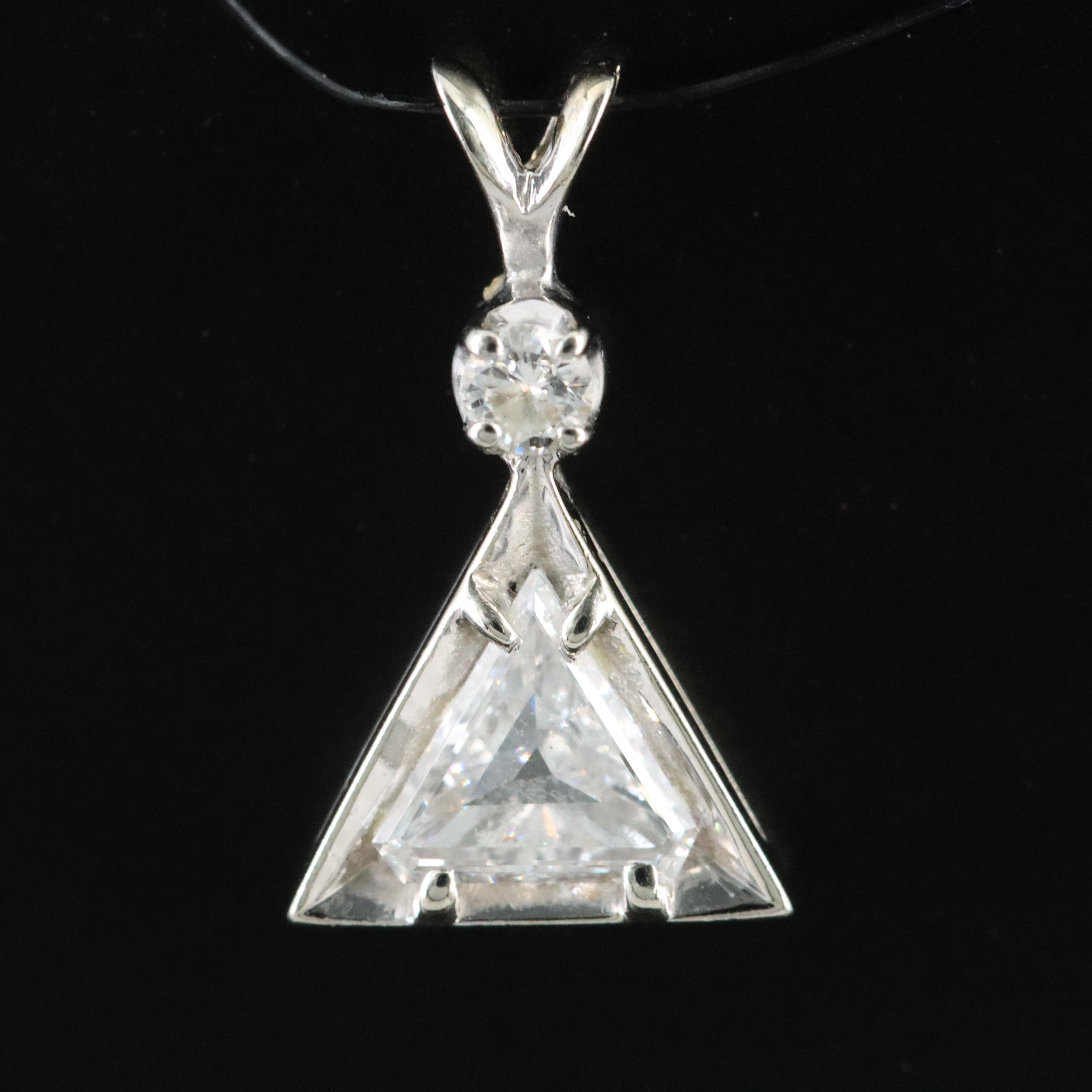 18K 0.42 CTW Diamond Pendant