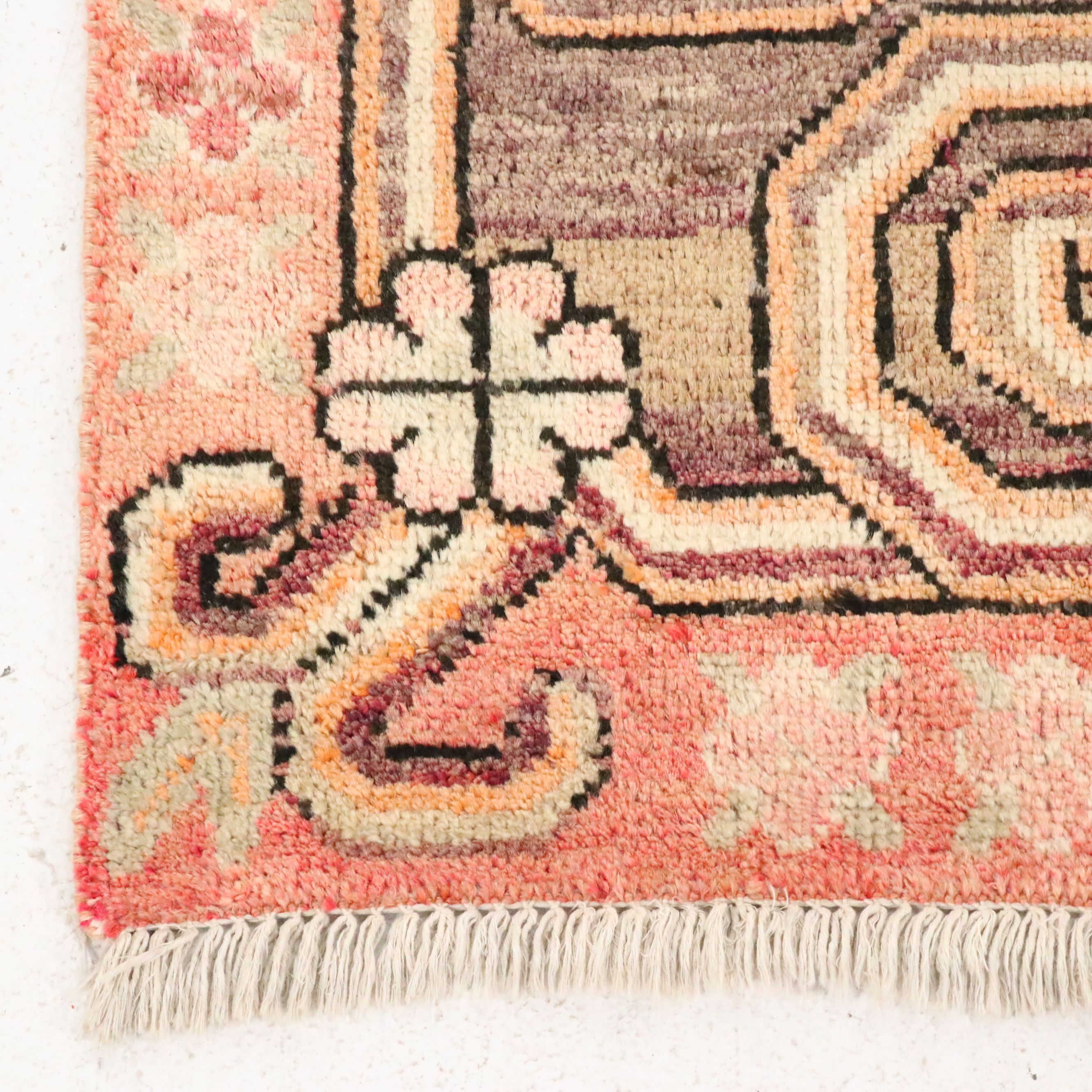 4'9 x 7'8 Hand-Knotted Turkish Area Rug