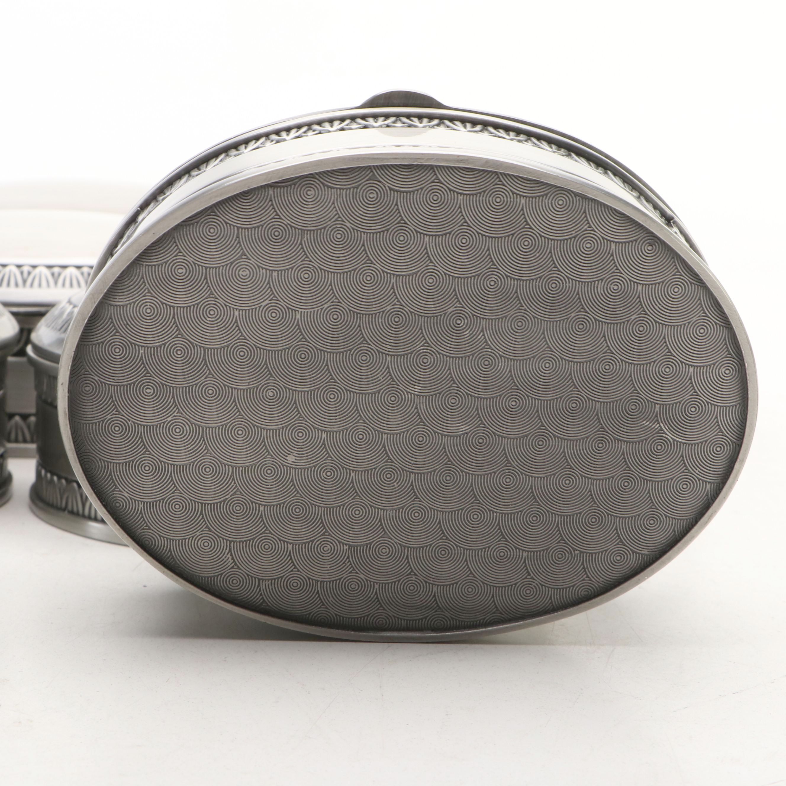 Polished Stainless Steel Jewelry Boxes