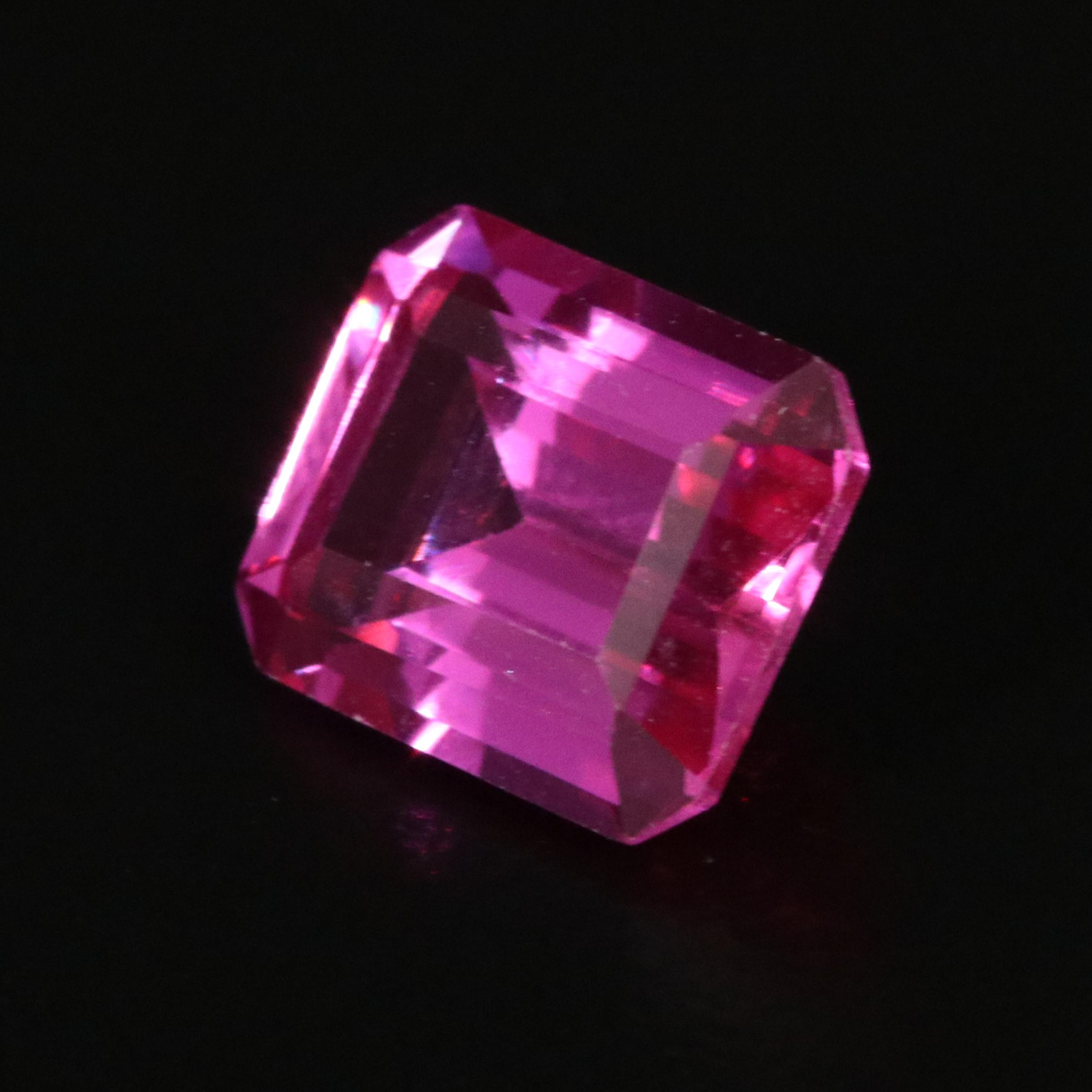 Loose 4.33 CT Lab Grown Ruby