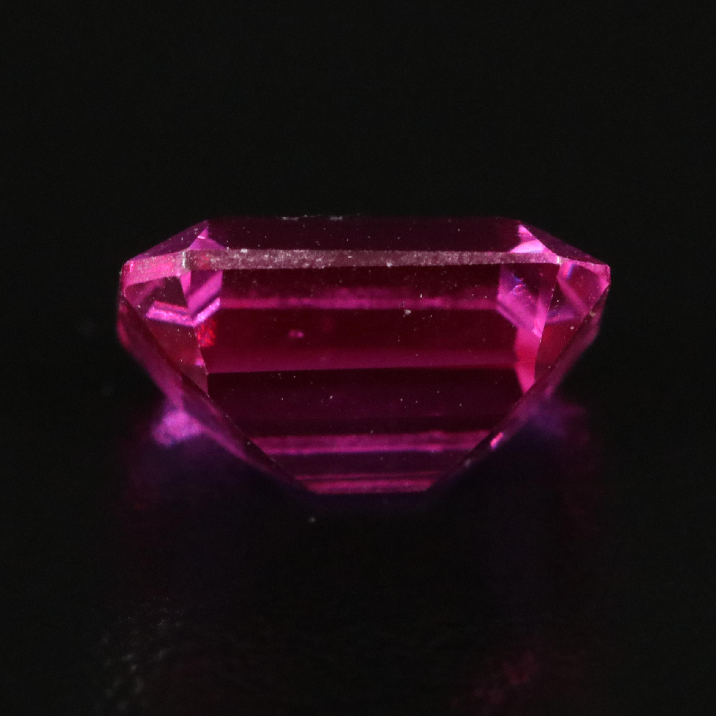 Loose 4.33 CT Lab Grown Ruby