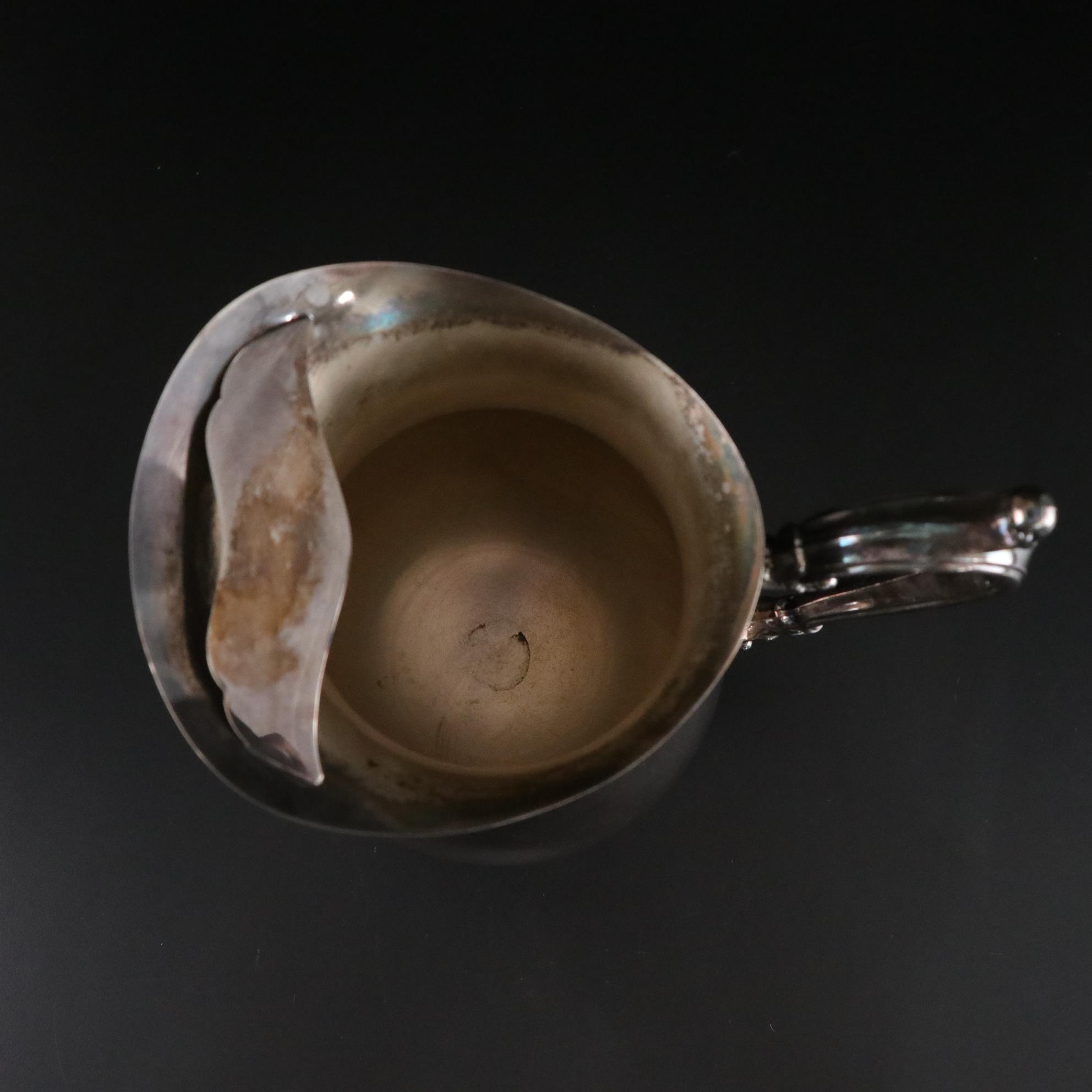 Silver Plate Water Pitcher, Coasters & Other Tableware