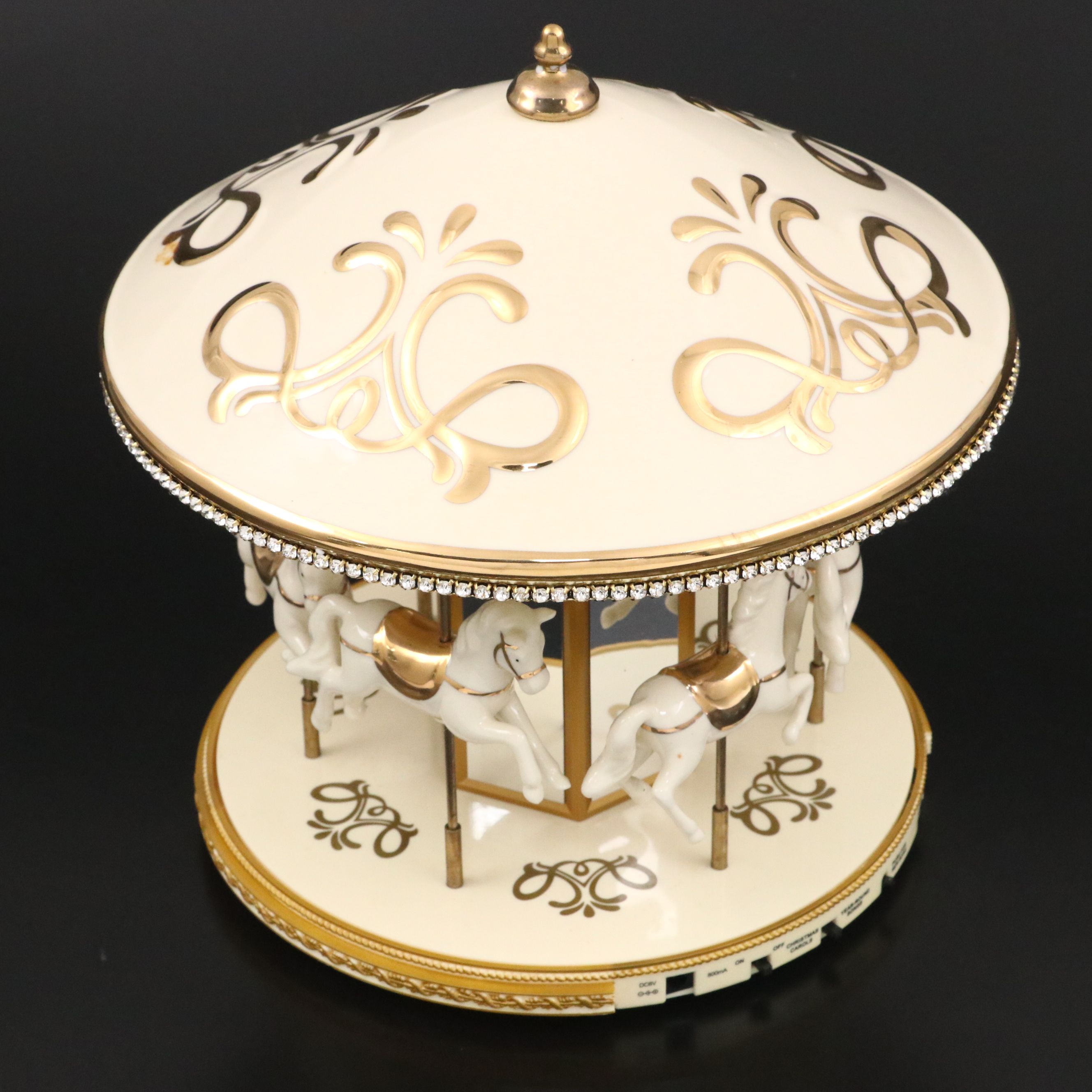 Cracker Barrel "Season of Glory" Porcelain Musical Carousel