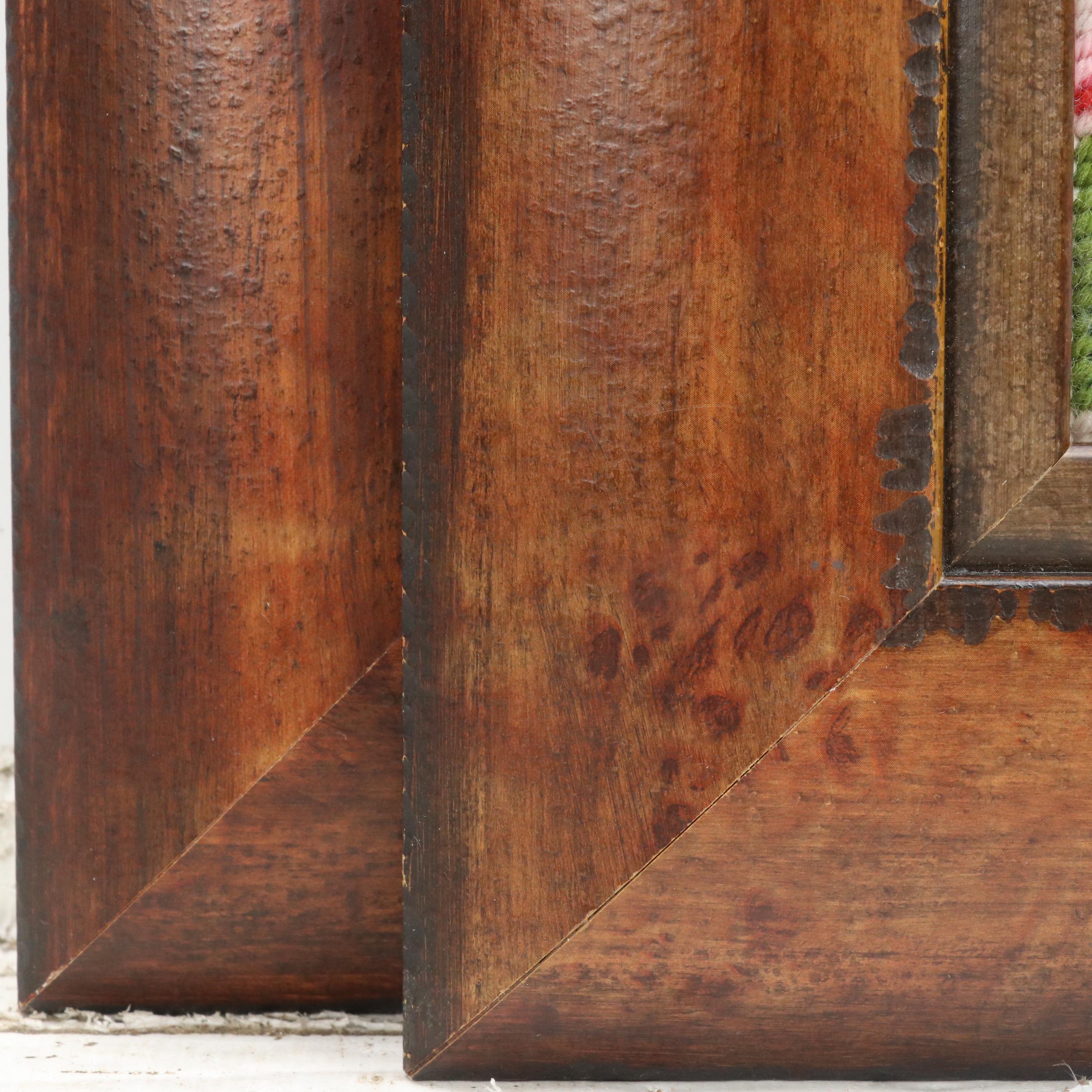 Kathleen Graf Needlepoint "Baltimore Bowl" & "Baltimore Urn" by Kaffe Fasset